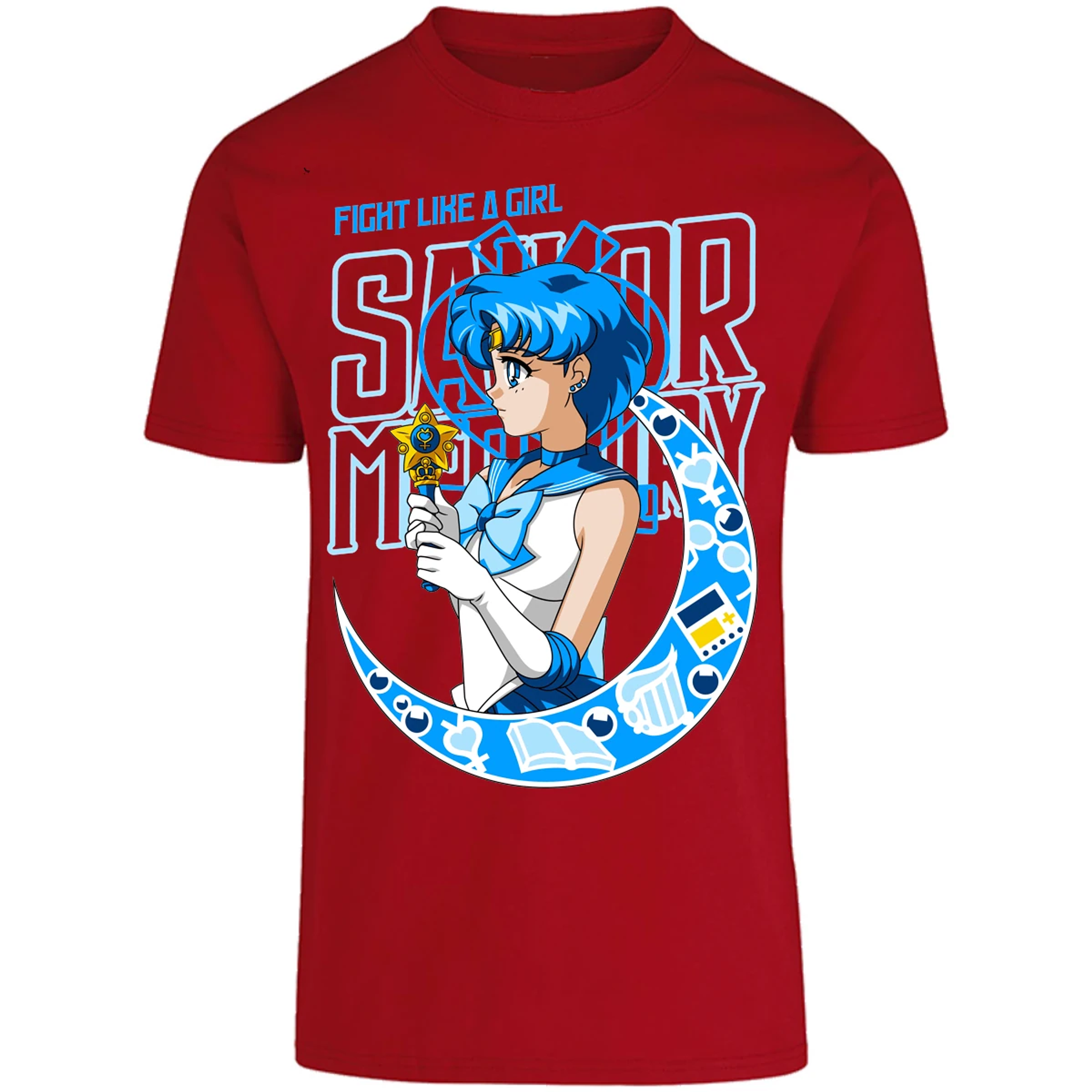 Playera Sailor Moon Sailor Moon Mercury para Adulto 11