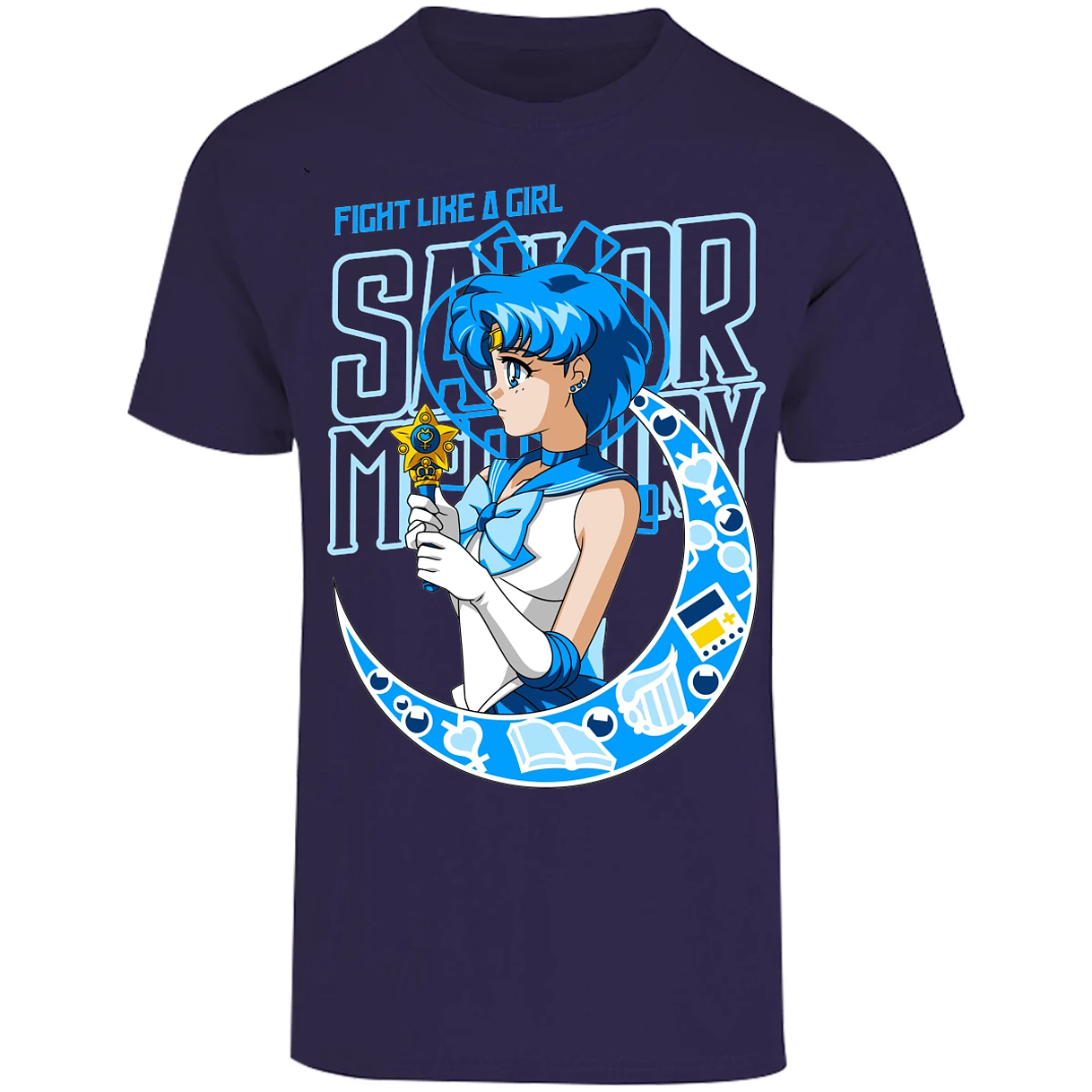 Playera Sailor Moon Sailor Moon Mercury para Adulto 16