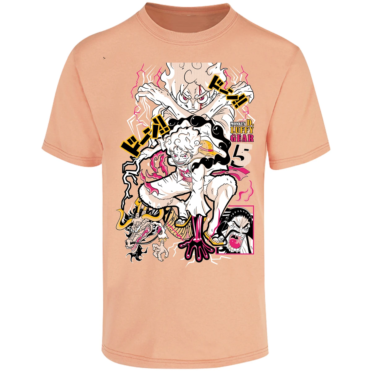 Playera One Piece Luffy Gear 5 para Adulto 38
