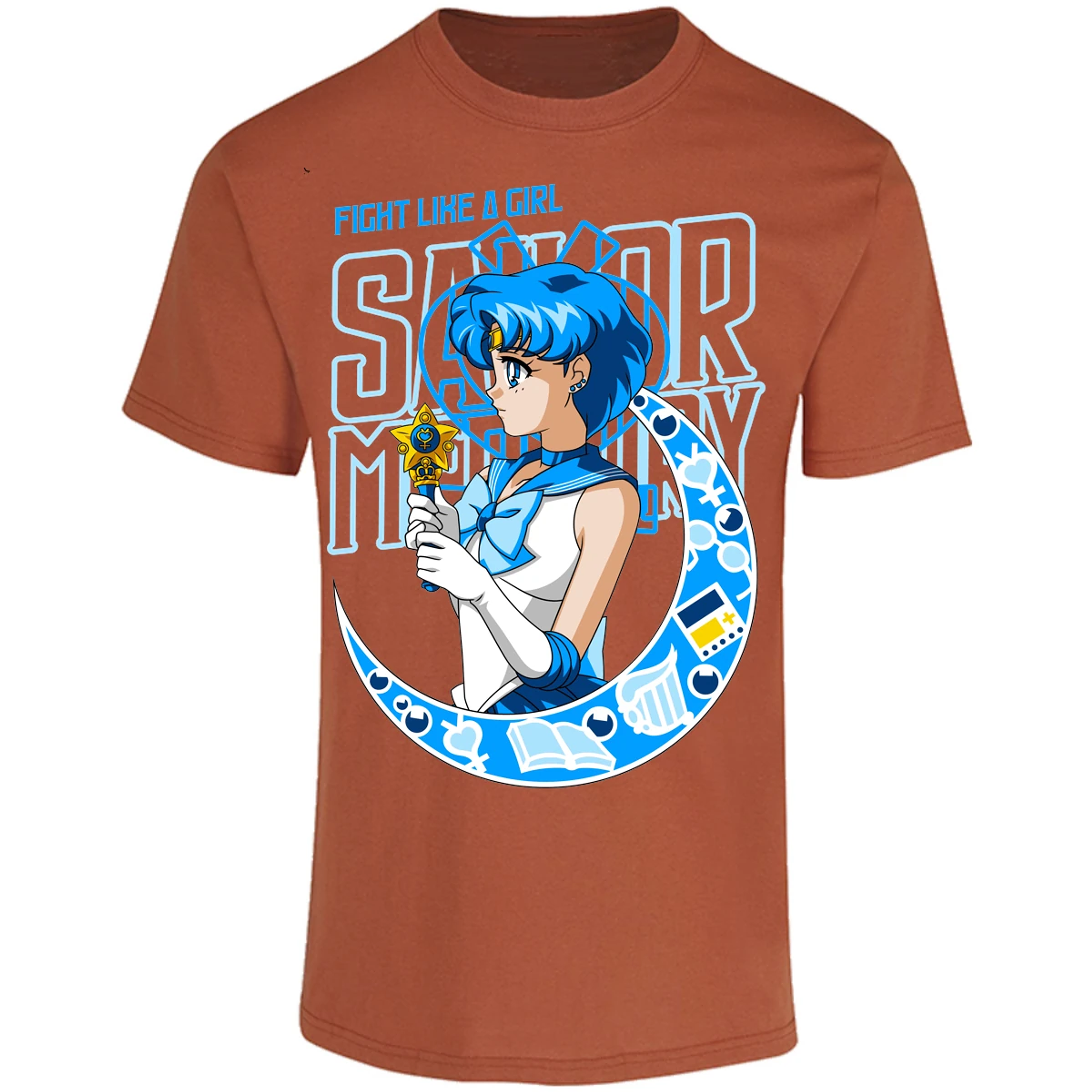 Playera Sailor Moon Sailor Moon Mercury para Adulto 18