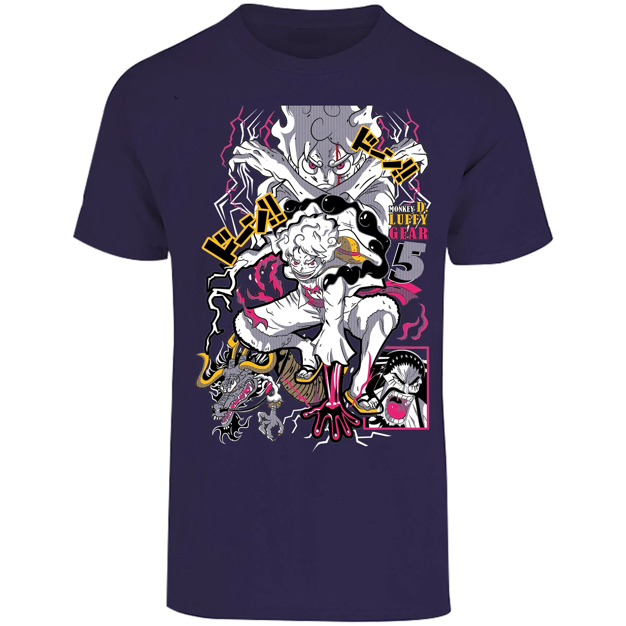 Playera One Piece Luffy Gear 5 para Adulto 45