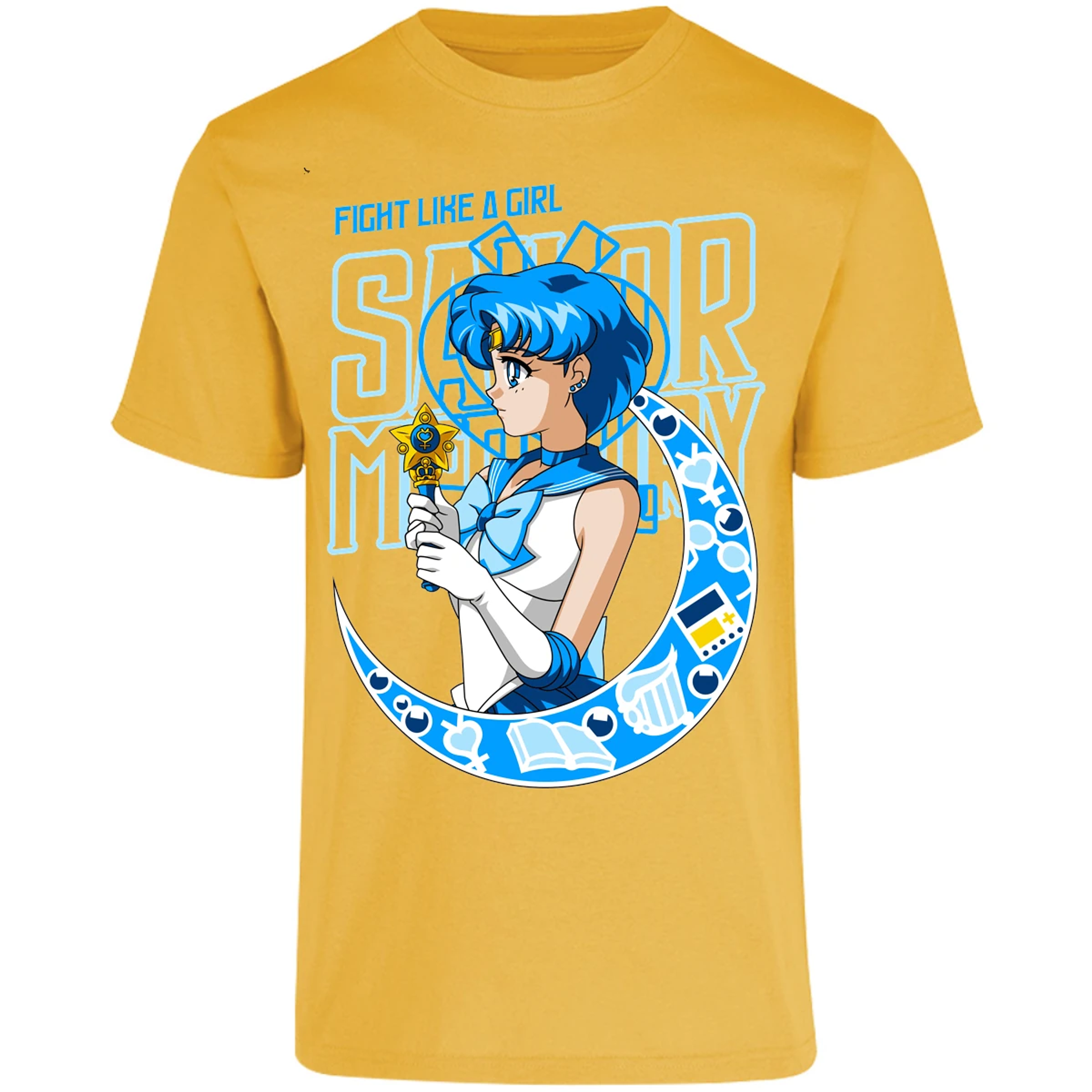 Playera Sailor Moon Sailor Moon Mercury para Adulto 19