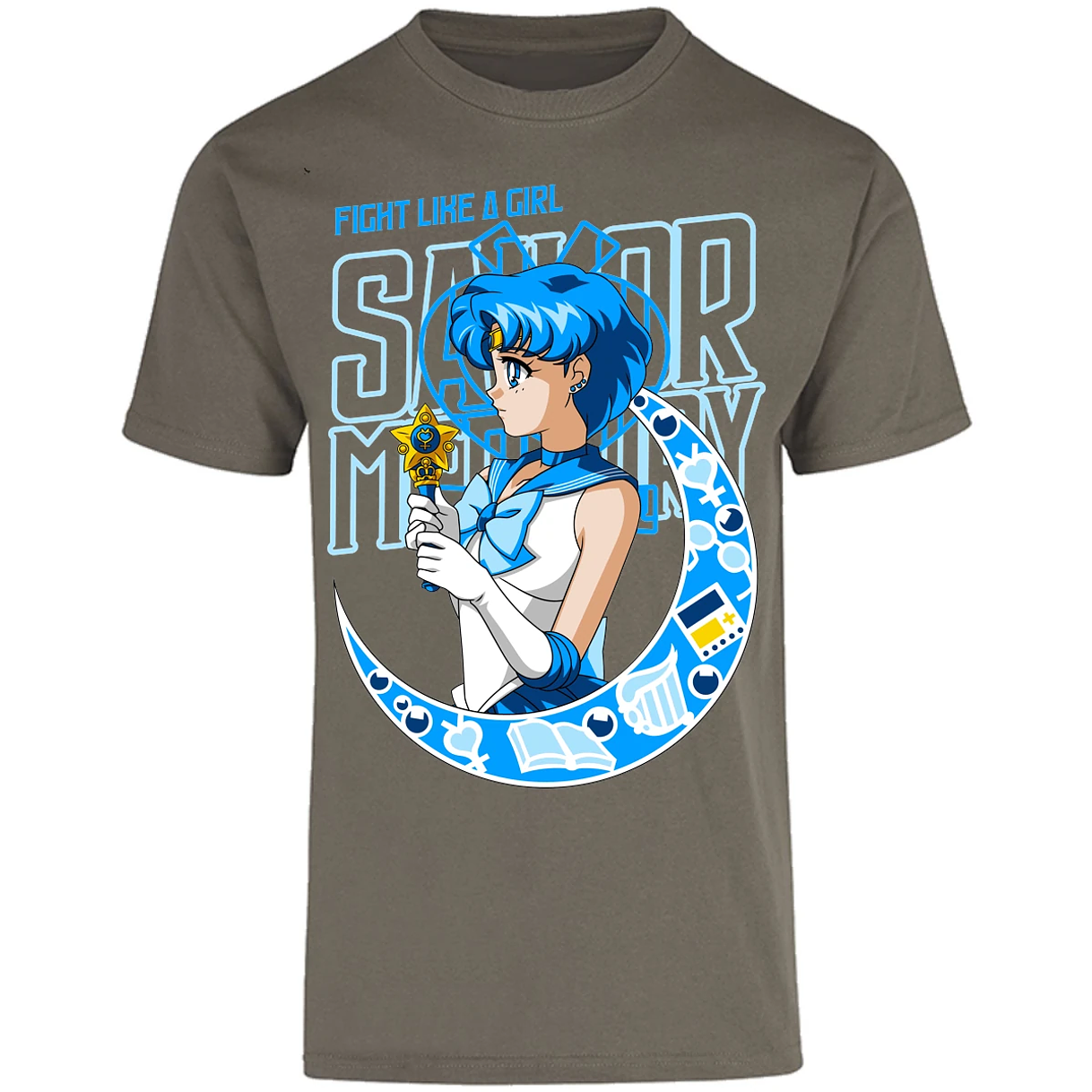 Playera Sailor Moon Sailor Moon Mercury para Adulto 25