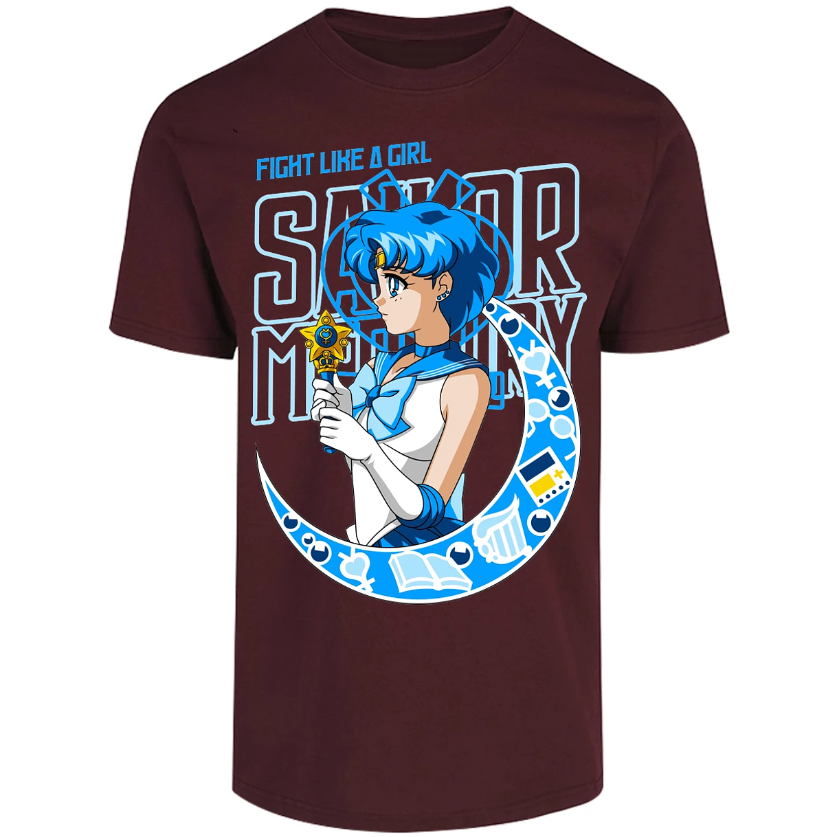 Playera Sailor Moon Sailor Moon Mercury para Adulto 30
