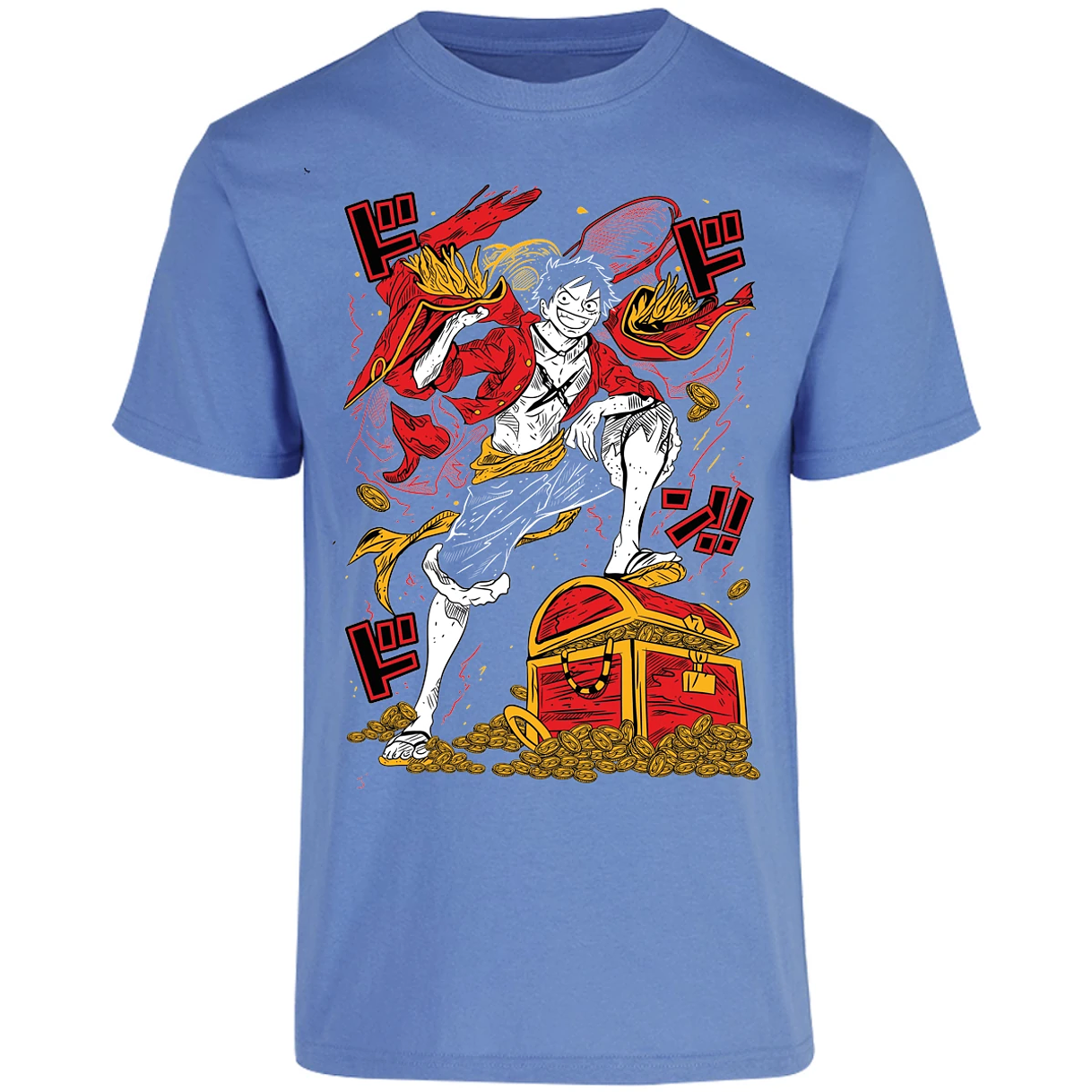 Playera One Piece Luffy Tesoro Anime para Adulto 4