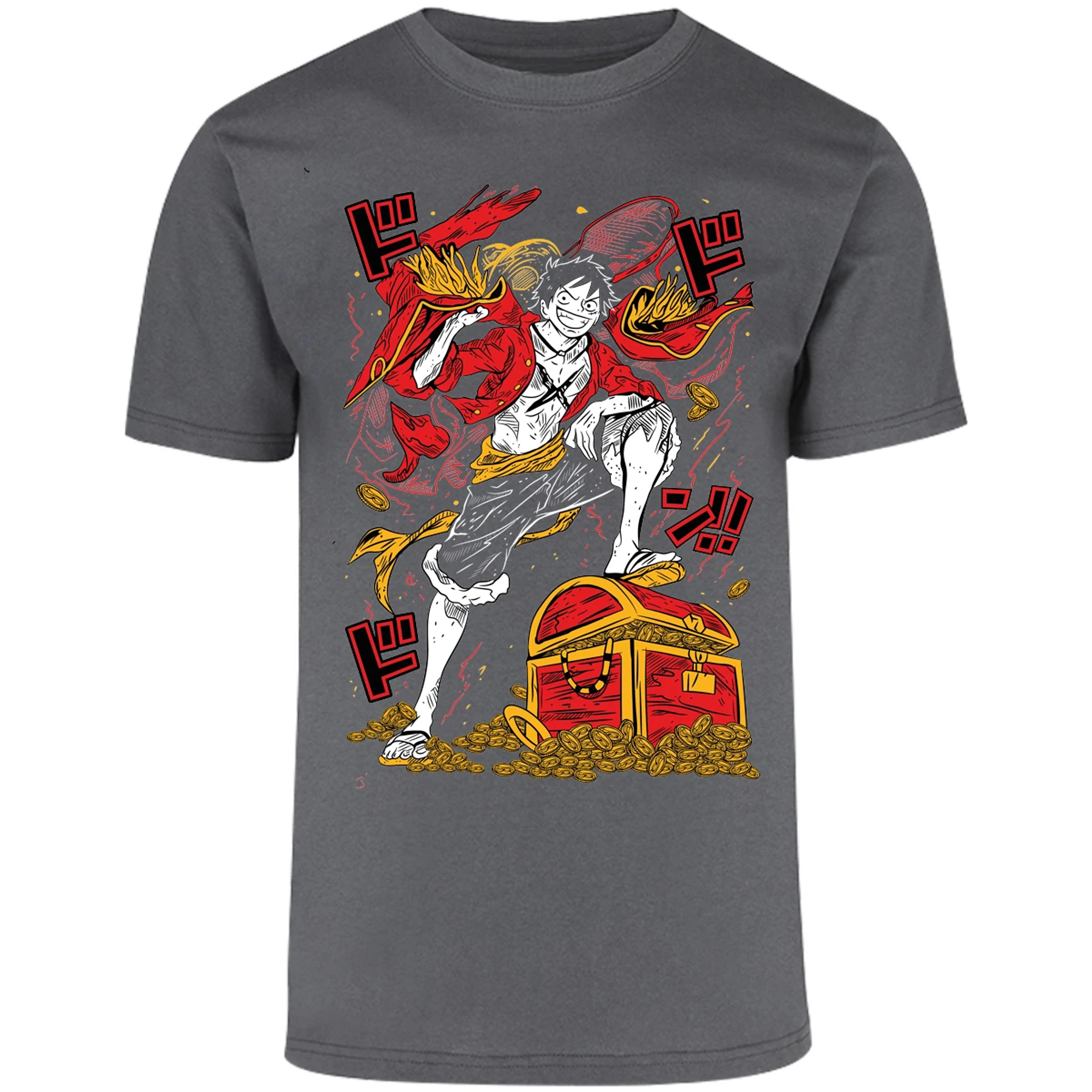 Playera One Piece Luffy Tesoro Anime para Adulto 14