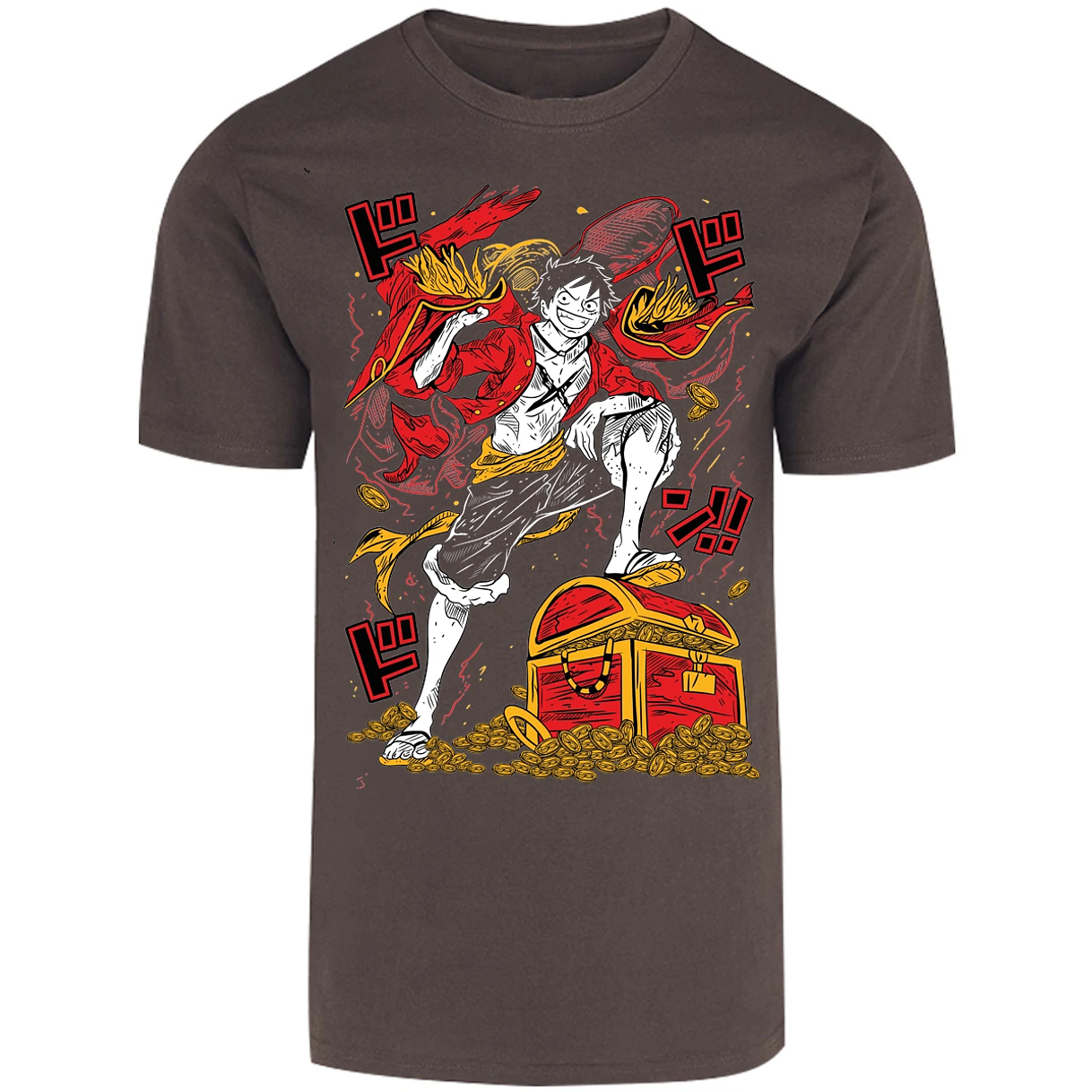 Playera One Piece Luffy Tesoro Anime para Adulto 20