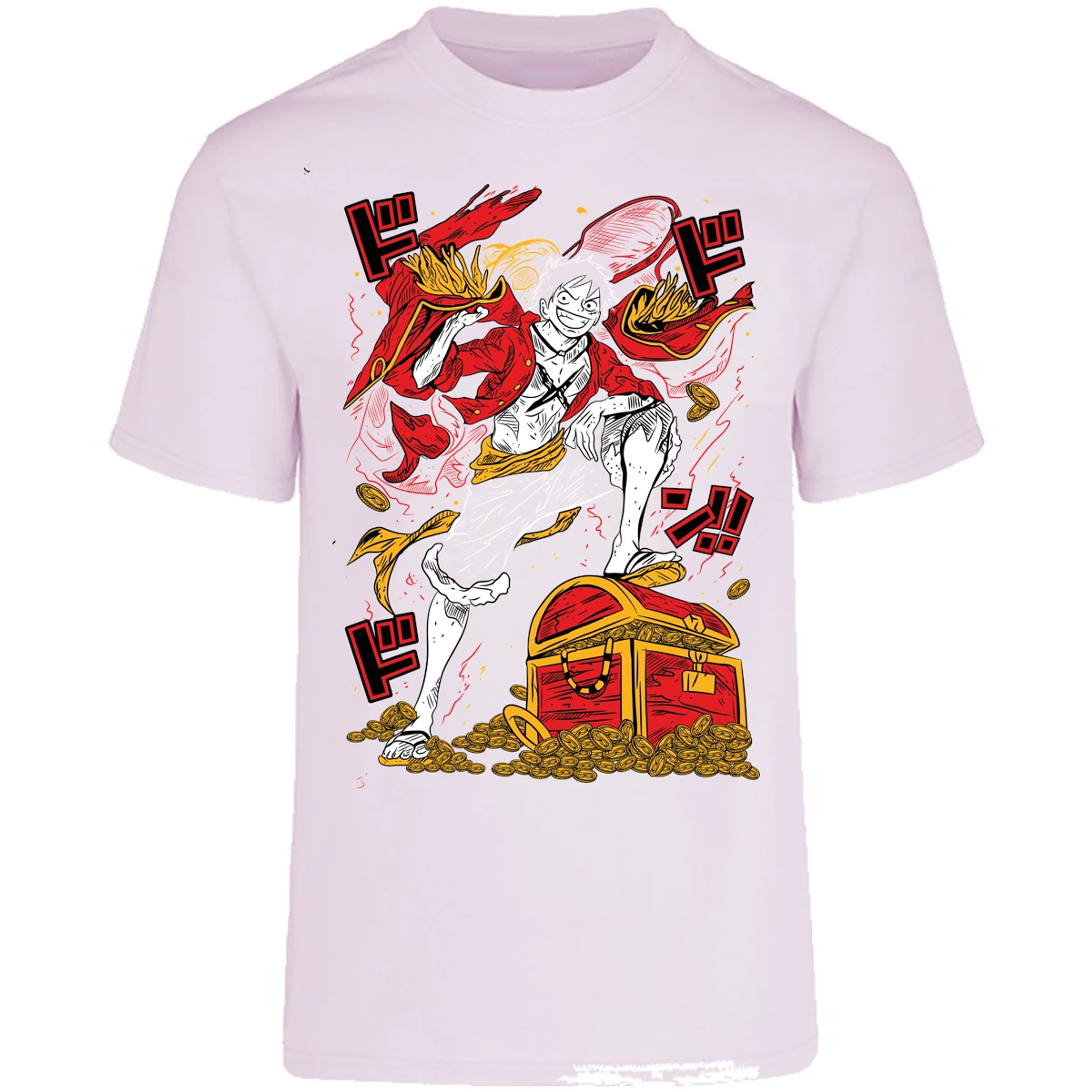 Playera One Piece Luffy Tesoro Anime para Adulto 27