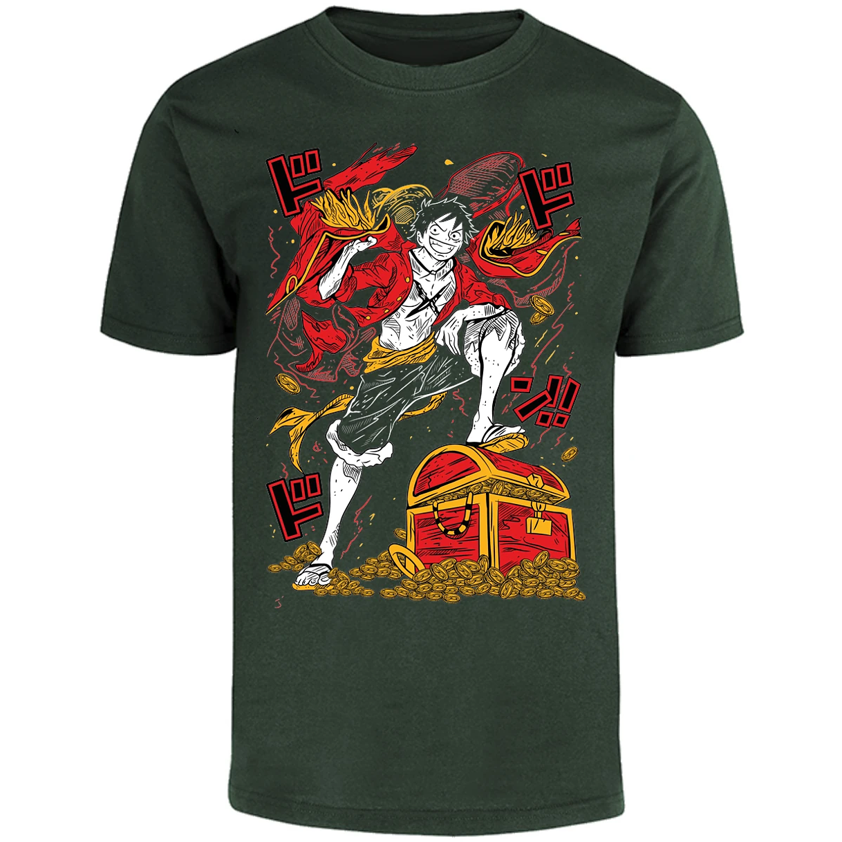Playera One Piece Luffy Tesoro Anime para Adulto 31