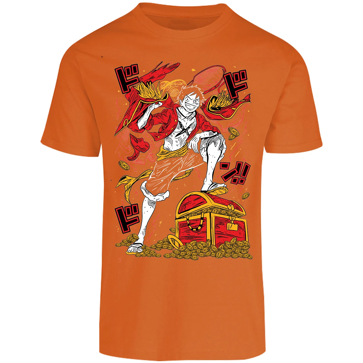 Playera One Piece Luffy Tesoro Anime para Adulto 35