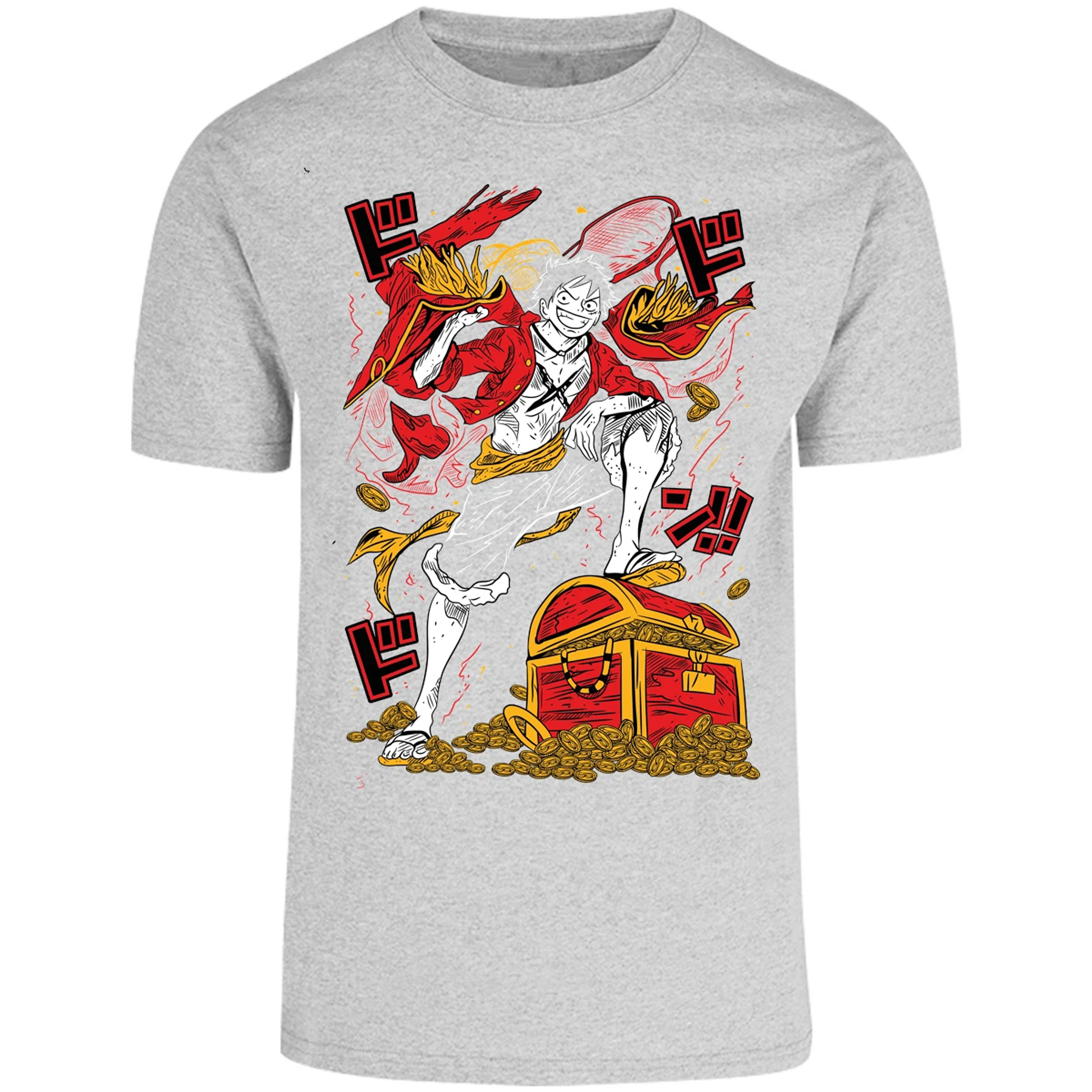 Playera One Piece Luffy Tesoro Anime para Adulto 42