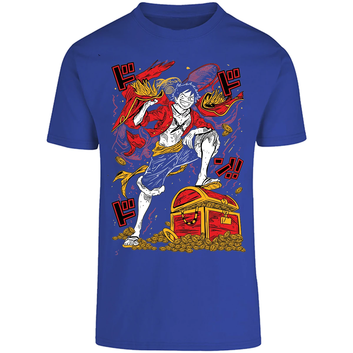 Playera One Piece Luffy Tesoro Anime para Adulto 43