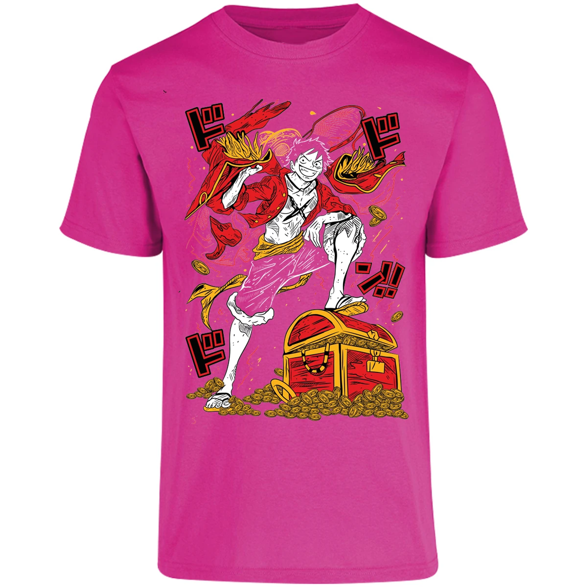 Playera One Piece Luffy Tesoro Anime para Adulto 49