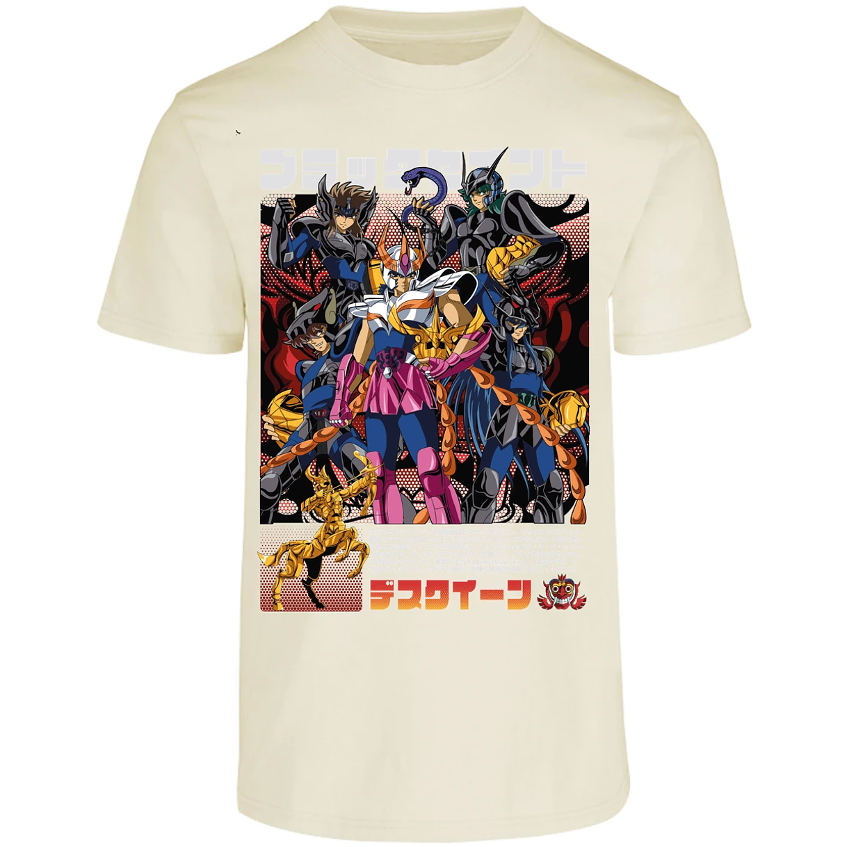 Playera Saint Seiya Fenix Caballeros Negros para Adulto 15