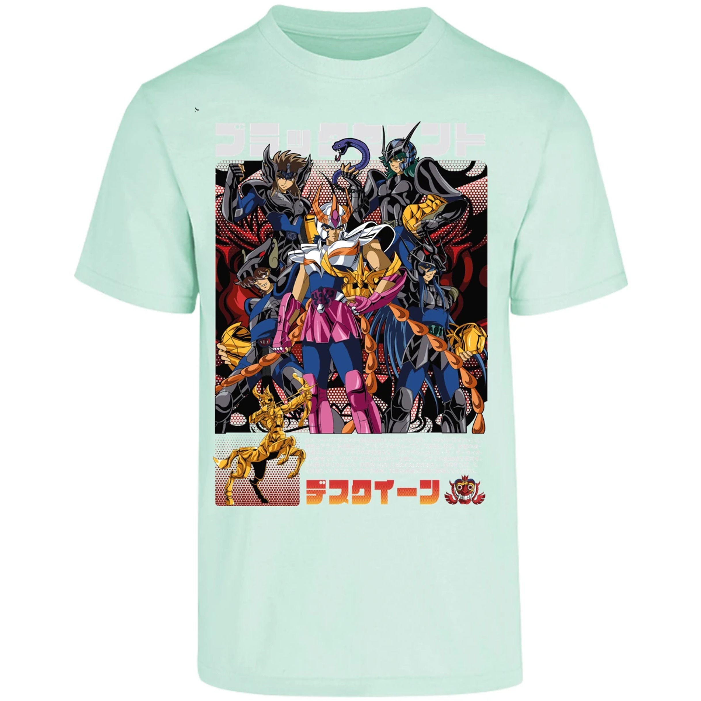Playera Saint Seiya Fenix Caballeros Negros para Adulto 5