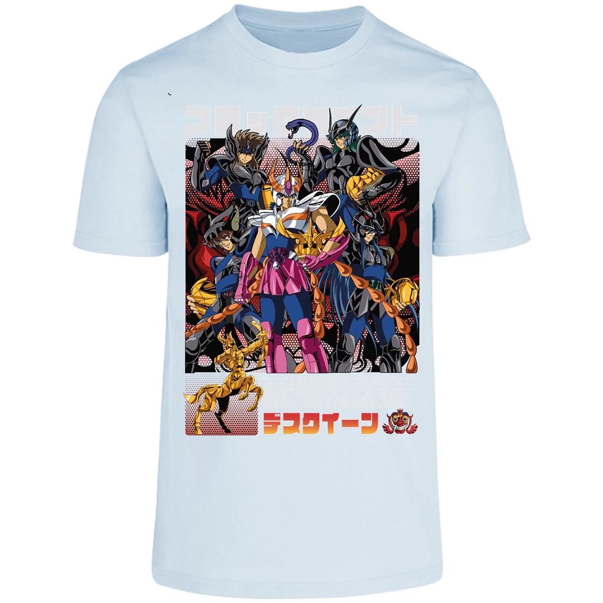 Playera Saint Seiya Fenix Caballeros Negros para Adulto 10