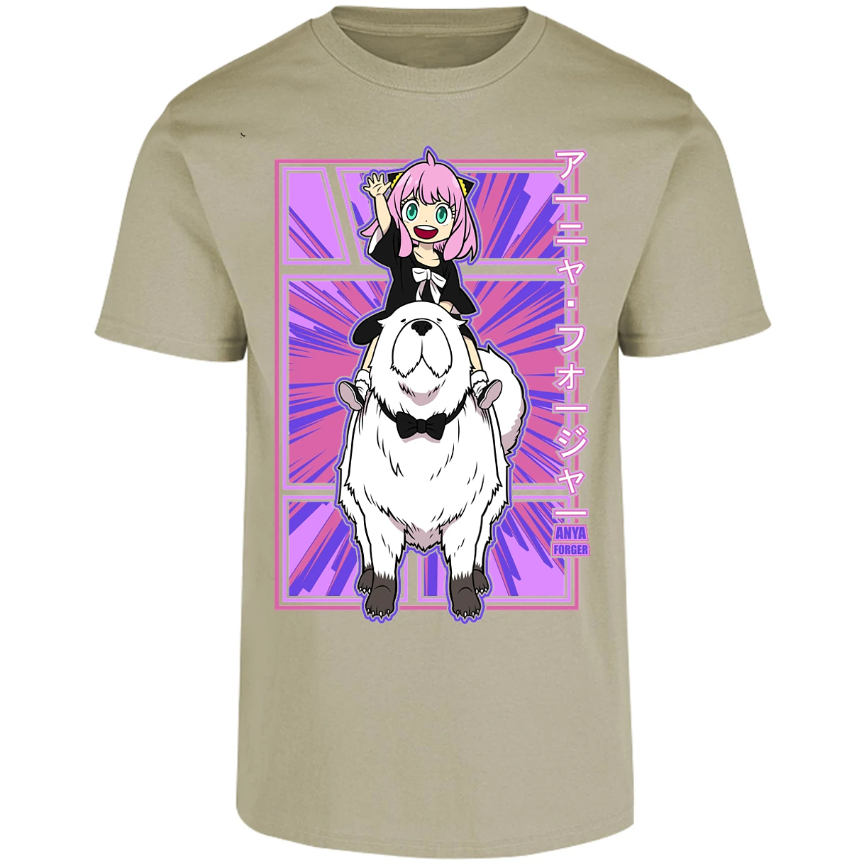 Playera Spy X Family Anya Y Bond para Adulto 26