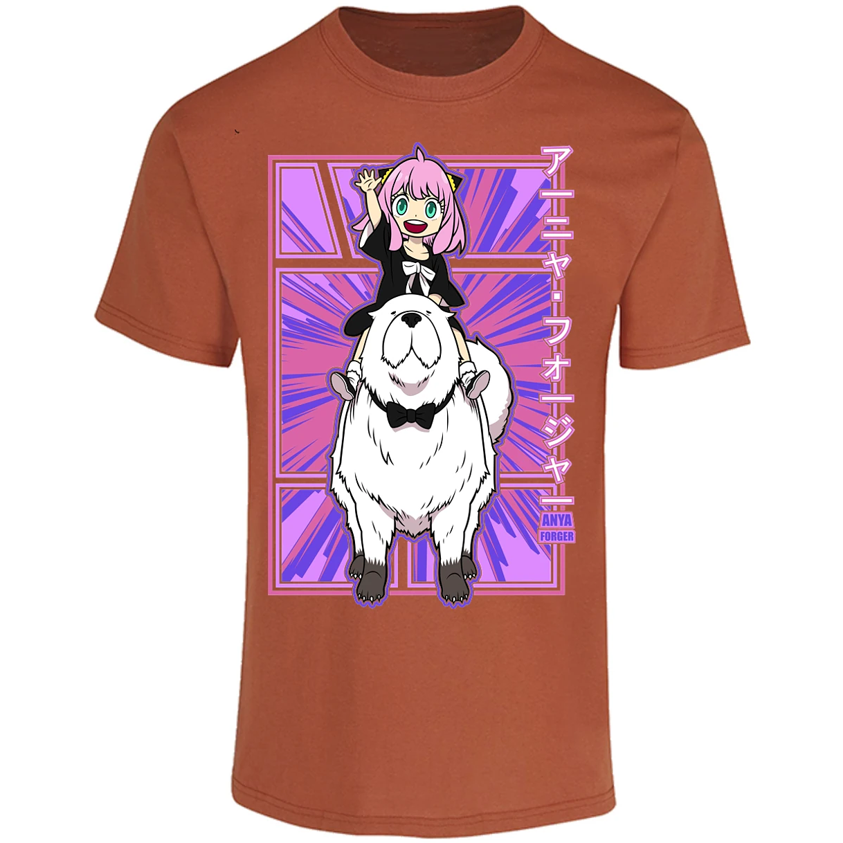 Playera Spy X Family Anya Y Bond para Adulto 1