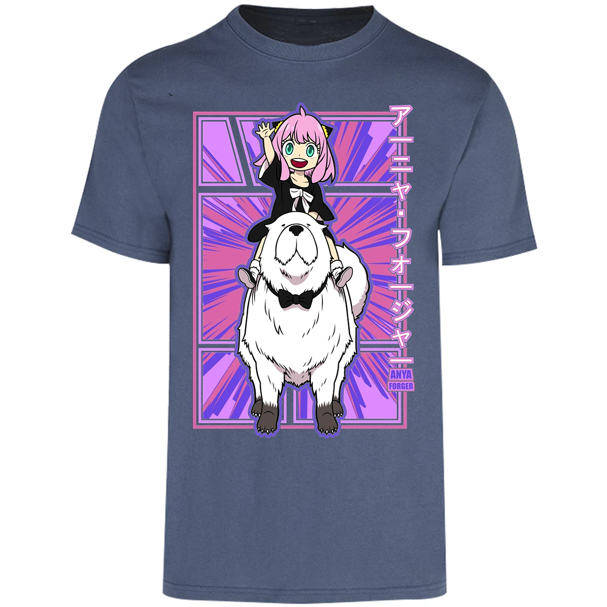 Playera Spy X Family Anya Y Bond para Adulto 5