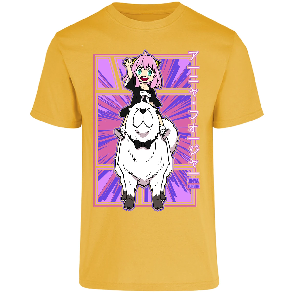 Playera Spy X Family Anya Y Bond para Adulto 7