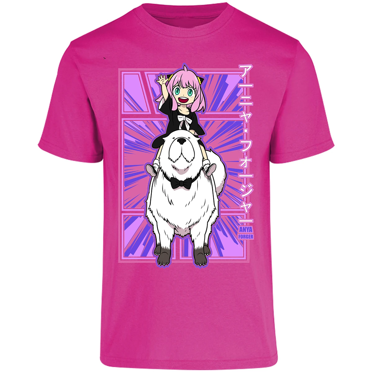 Playera Spy X Family Anya Y Bond para Adulto 16