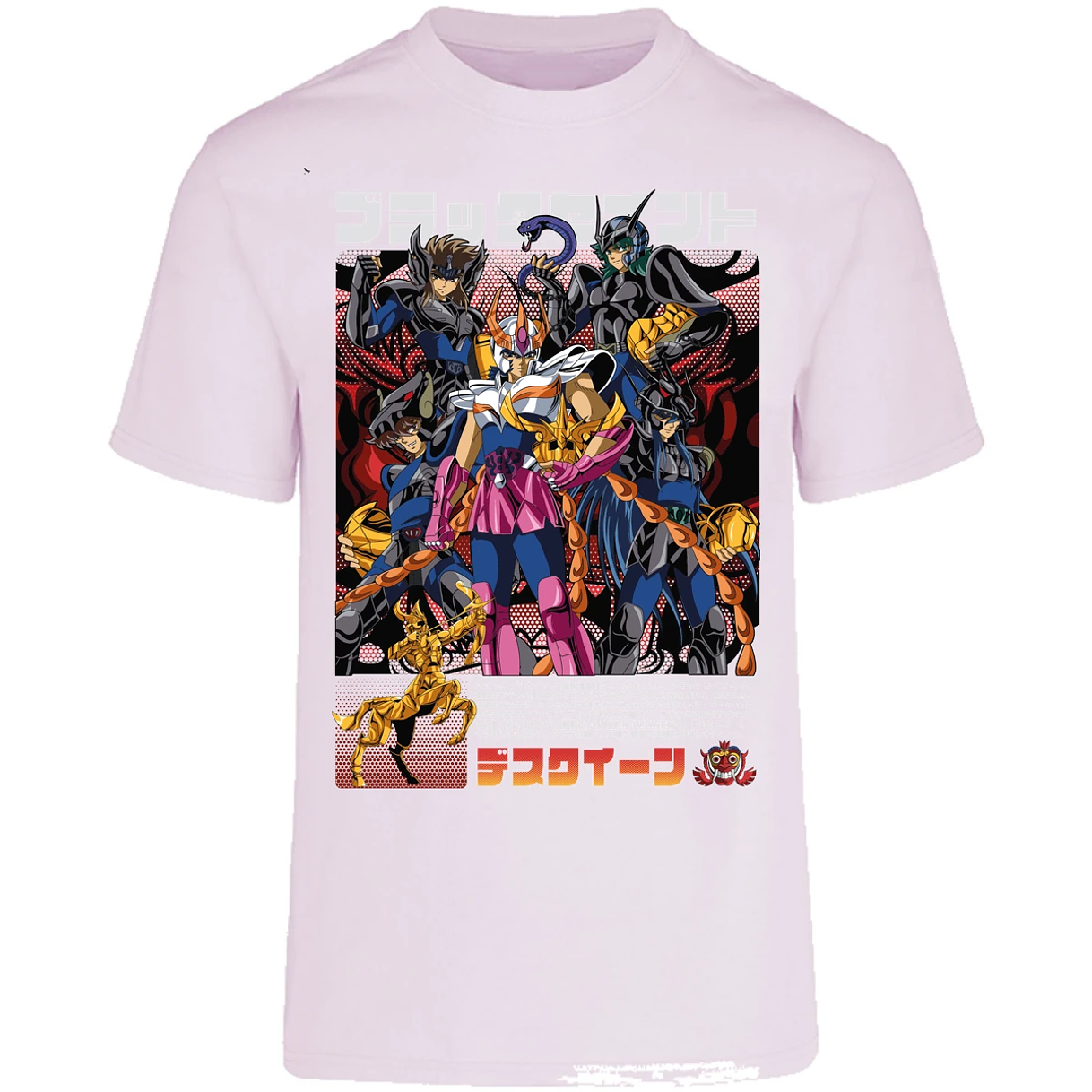 Playera Saint Seiya Fenix Caballeros Negros para Adulto 14