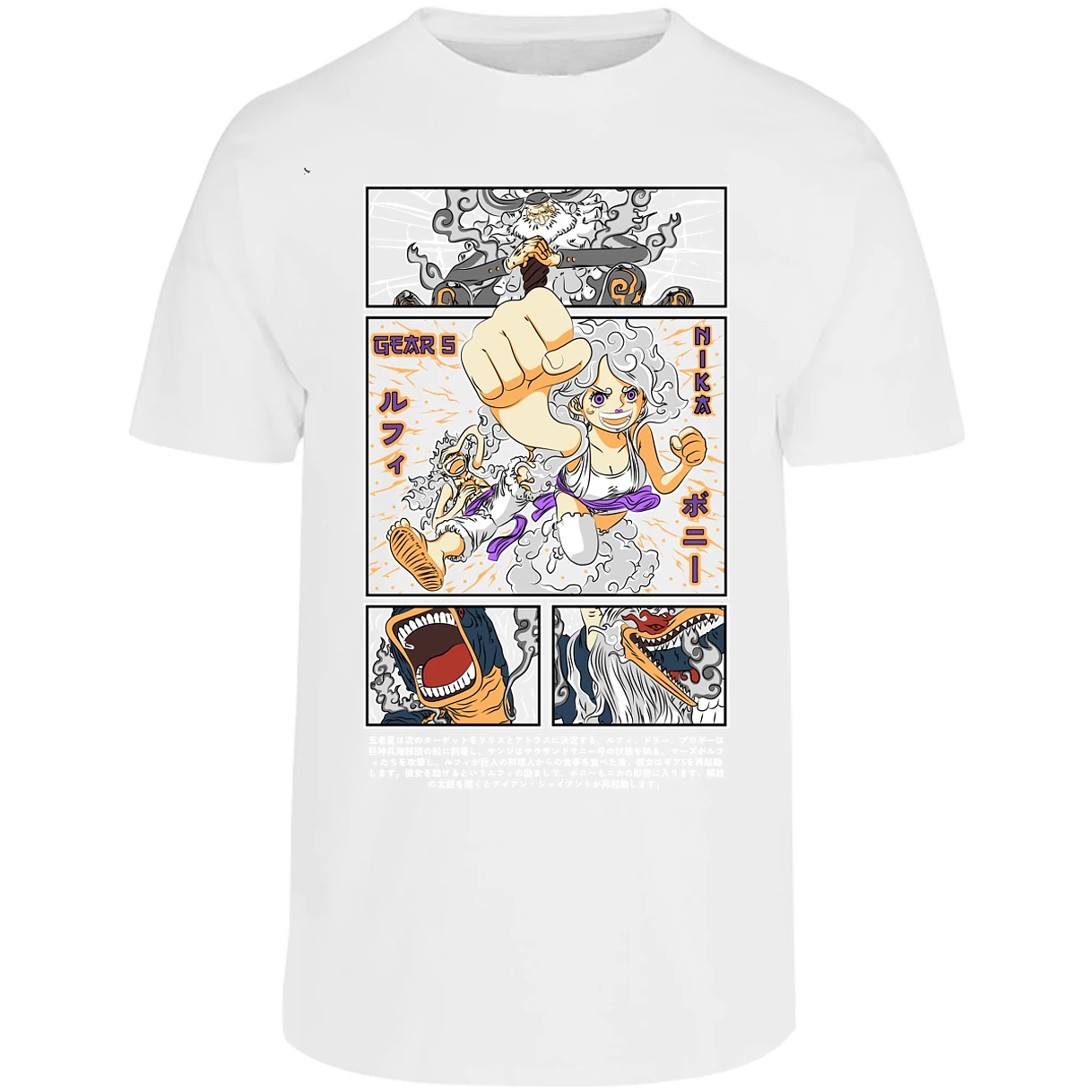 Playera One Piece Luffy Y Booney para Adulto 4