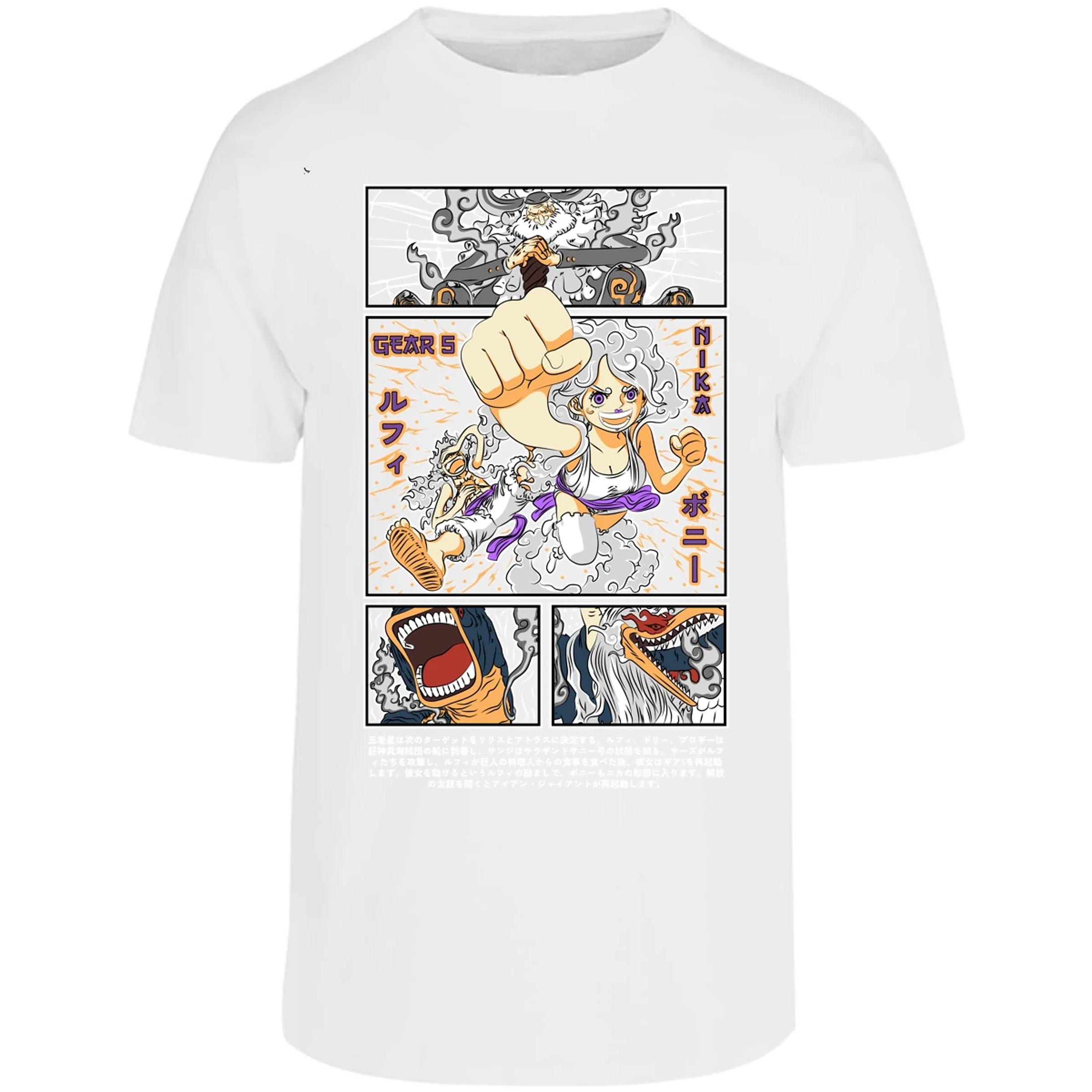 Playera One Piece Luffy Y Booney para Adulto 4