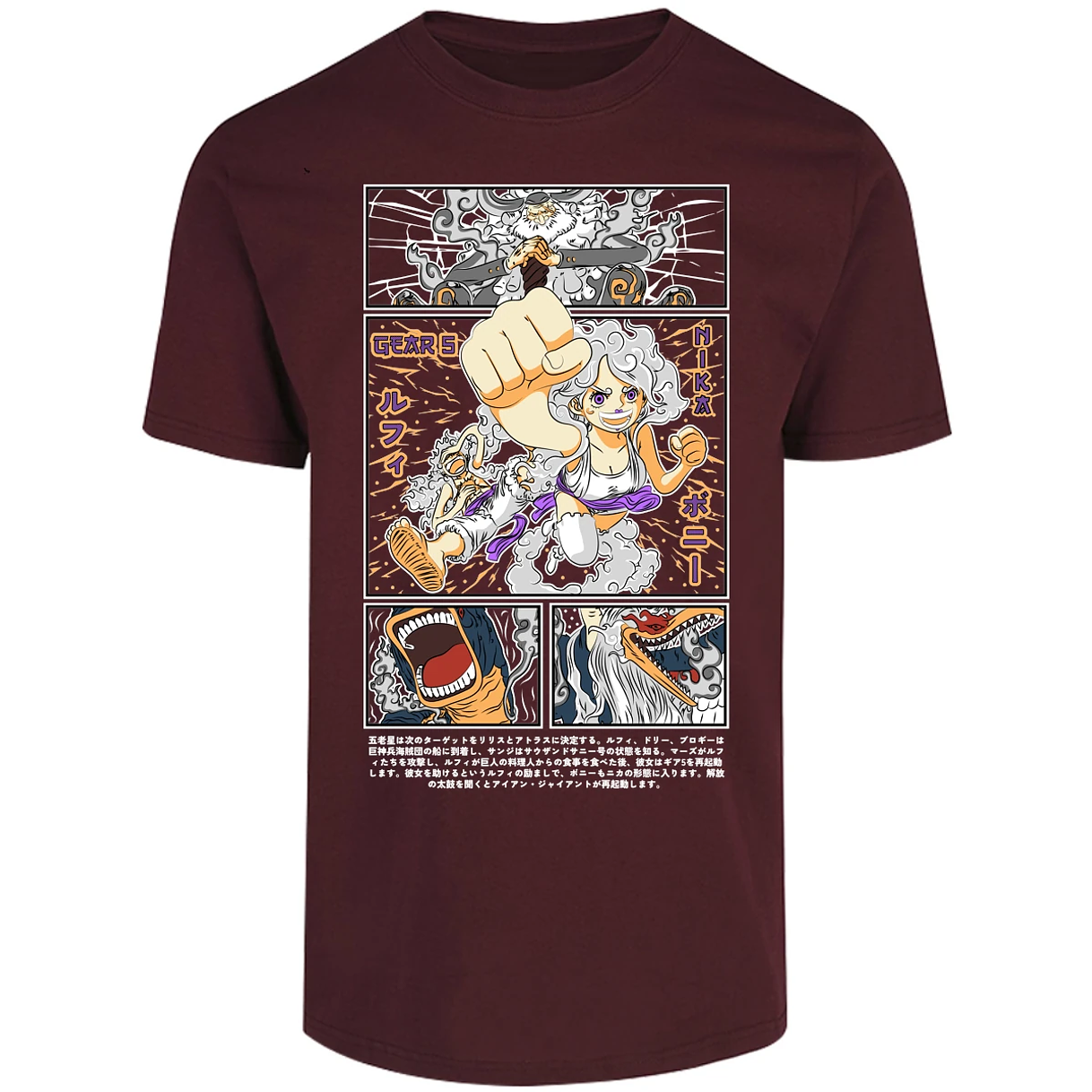 Playera One Piece Luffy Y Booney para Adulto 13