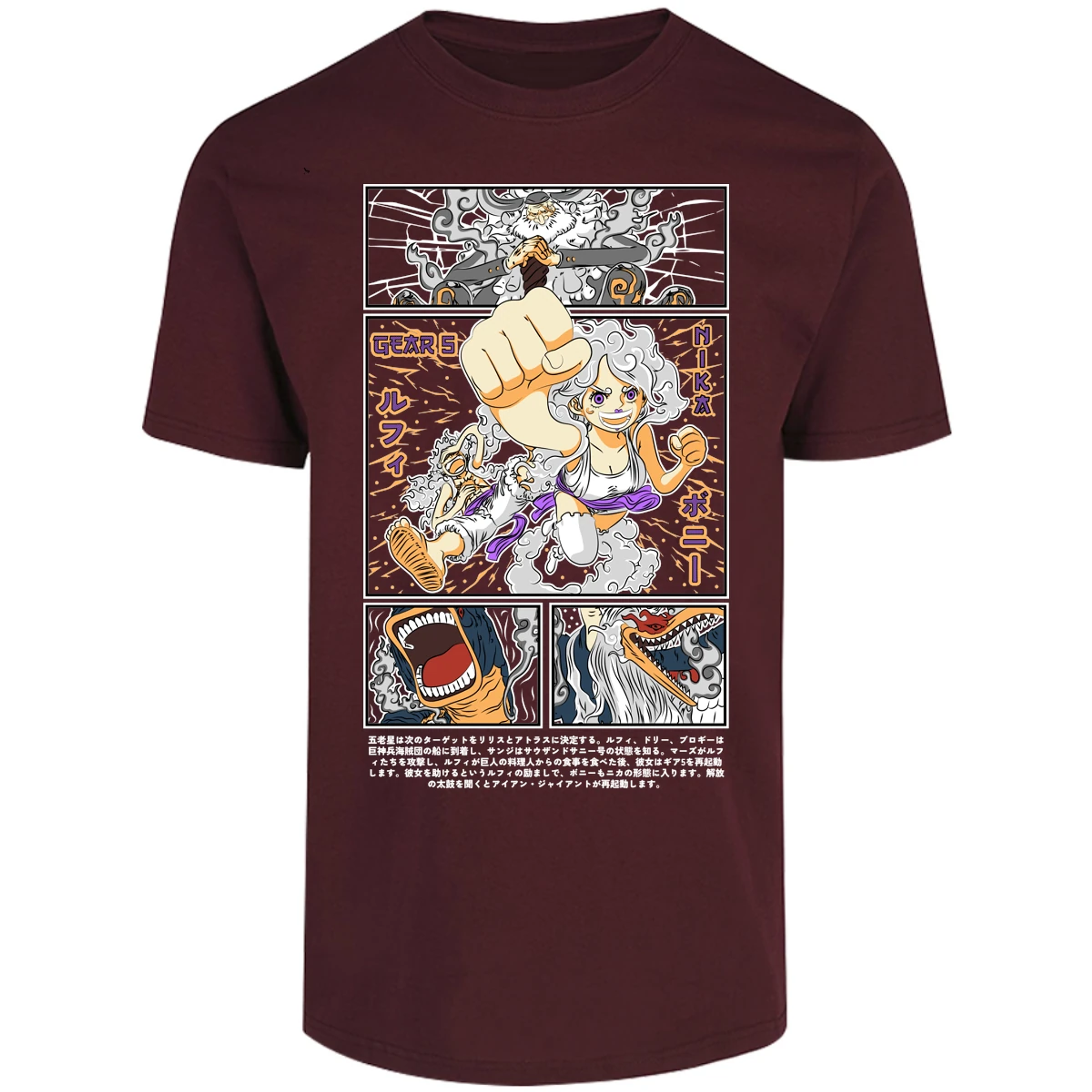 Playera One Piece Luffy Y Booney para Adulto 13