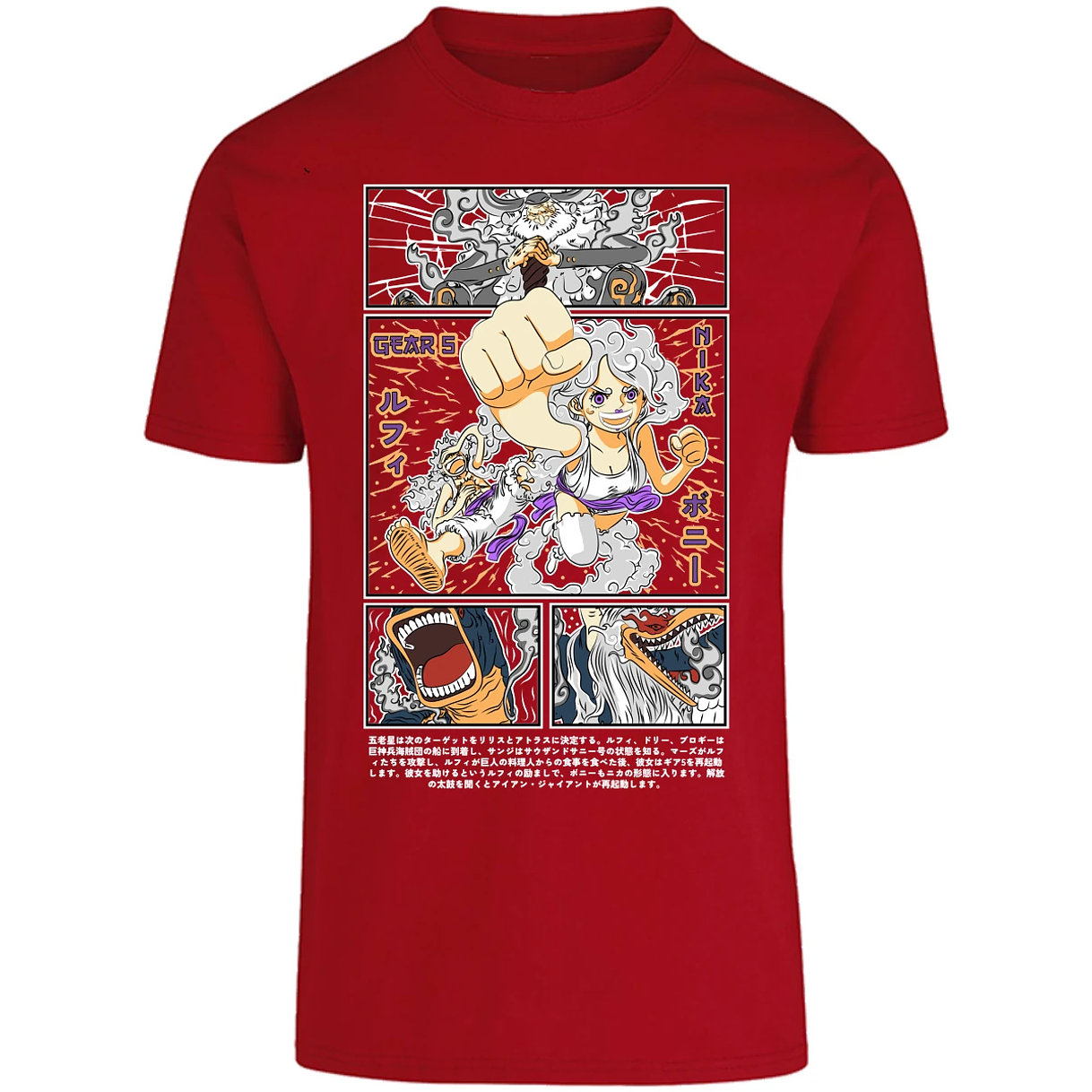 Playera One Piece Luffy Y Booney para Adulto 47