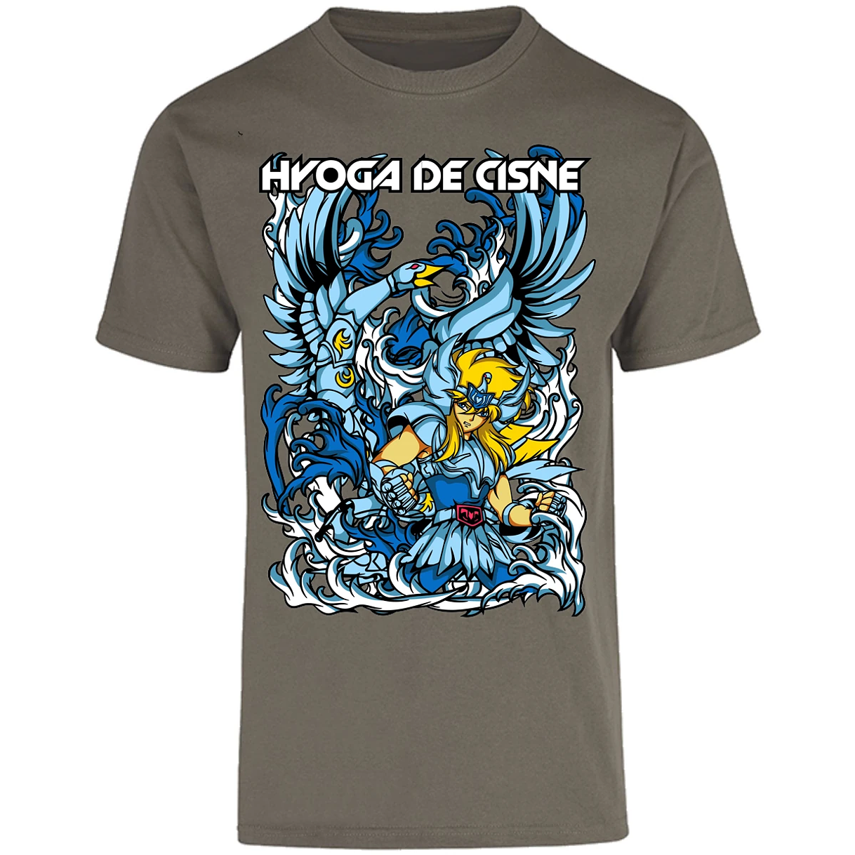 Playera Saint Seiya Hyoga Anime para Adulto 28