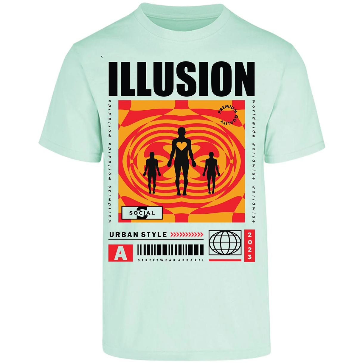 Playera Urbano Style Streetwear 342 para Adulto 5