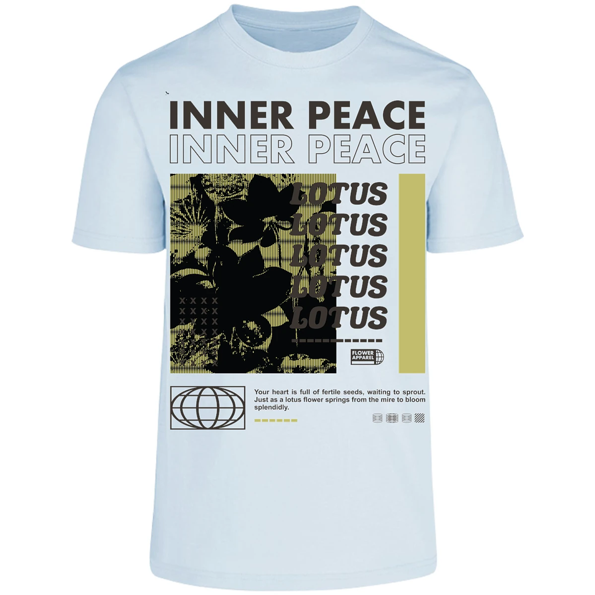 Playera Urbano Style Peace Inner Splendidly 86 para Adulto 29