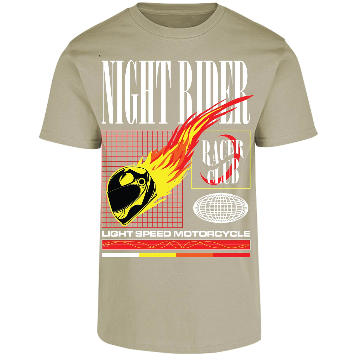 Playera Urbano Style Night Rider 1 para Adulto 1