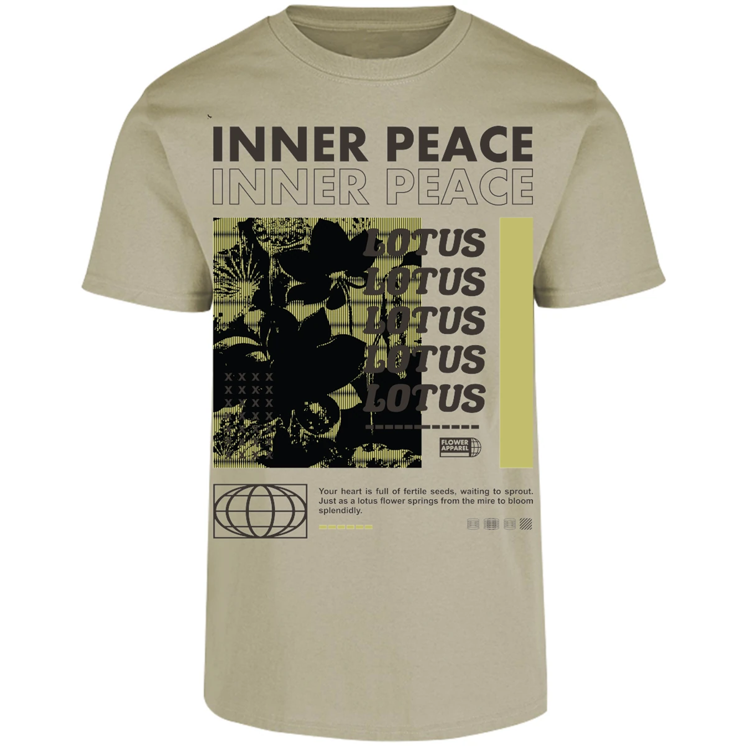 Playera Urbano Style Peace Inner Splendidly 86 para Adulto 30