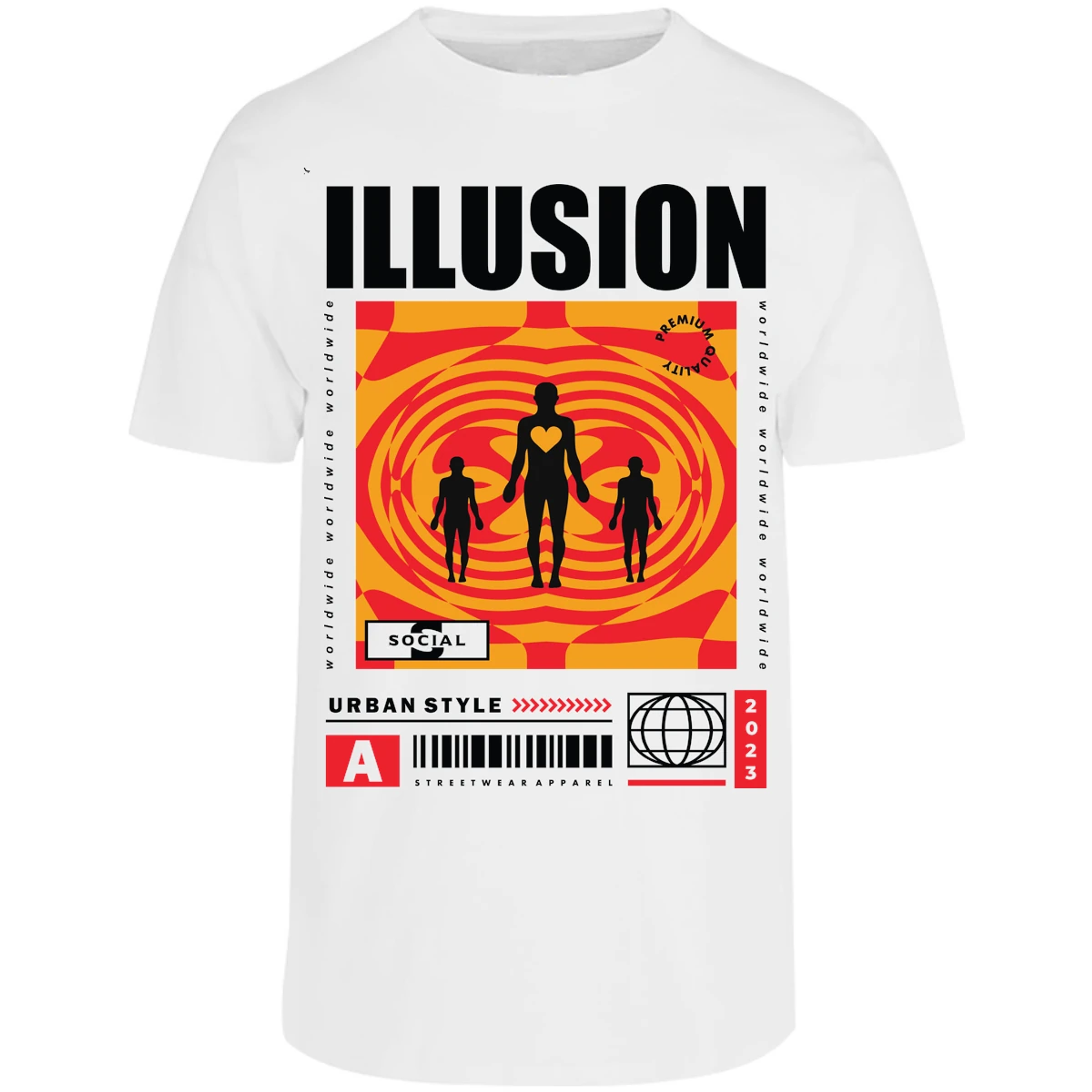 Playera Urbano Style Streetwear 342 para Adulto 7