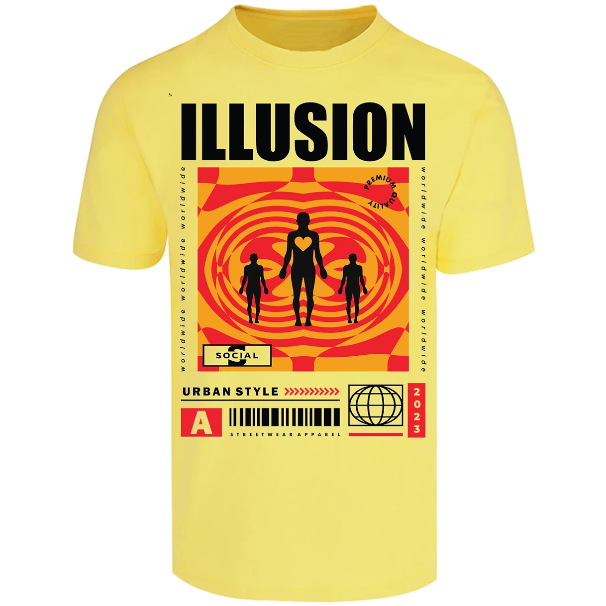 Playera Urbano Style Streetwear 342 para Adulto 6