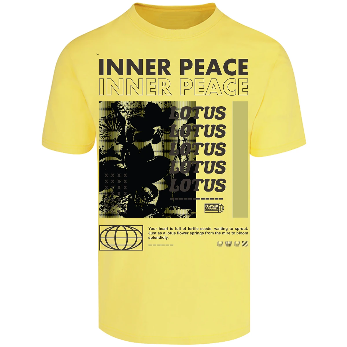 Playera Urbano Style Peace Inner Splendidly 86 para Adulto 1