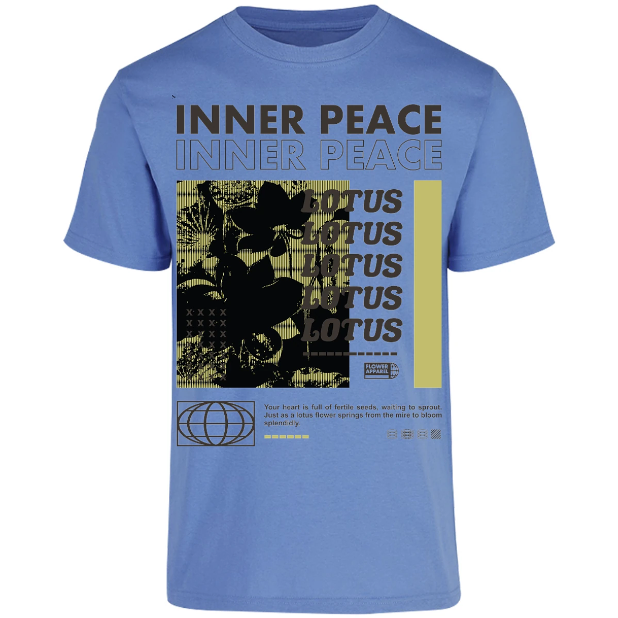 Playera Urbano Style Peace Inner Splendidly 86 para Adulto 7