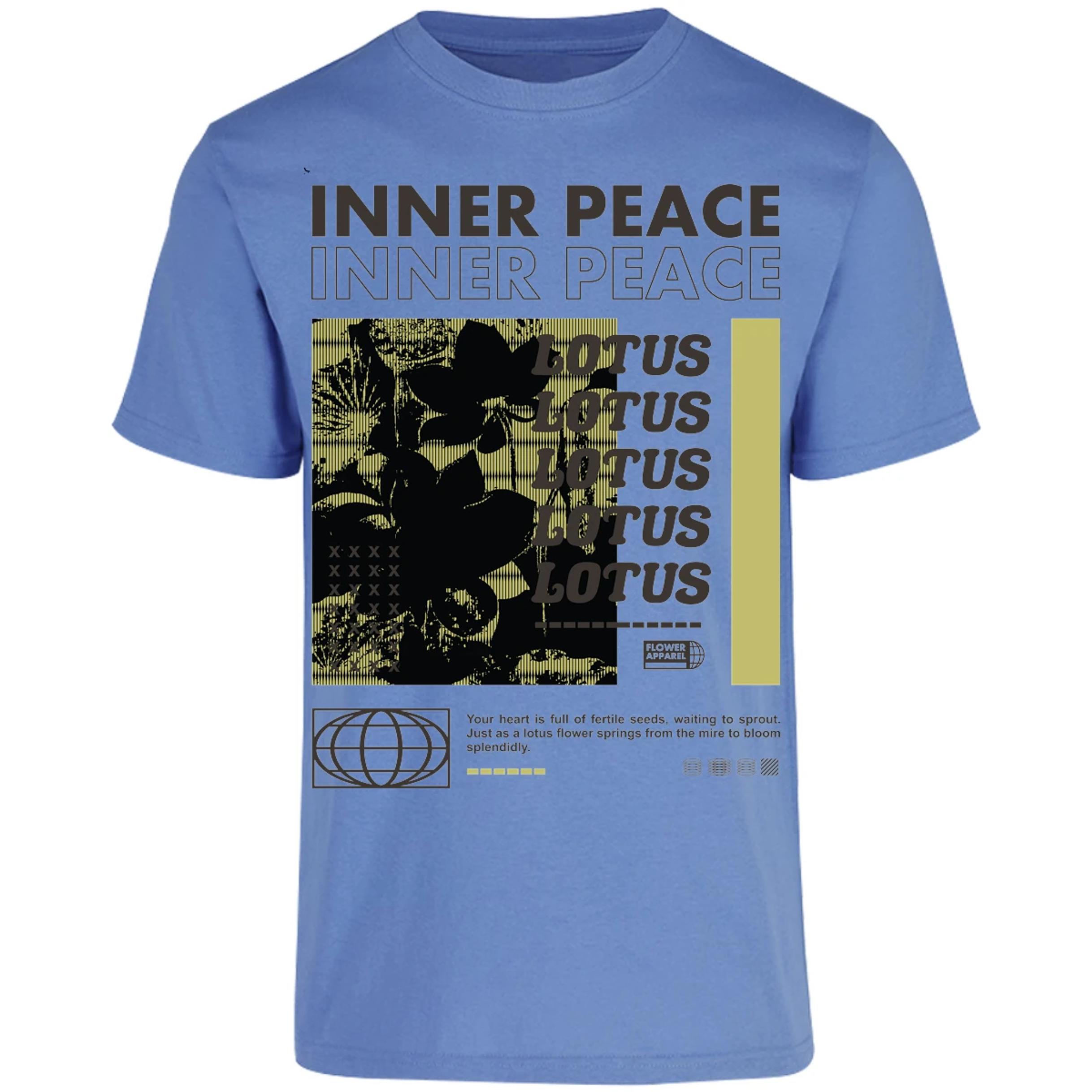 Playera Urbano Style Peace Inner Splendidly 86 para Adulto 7