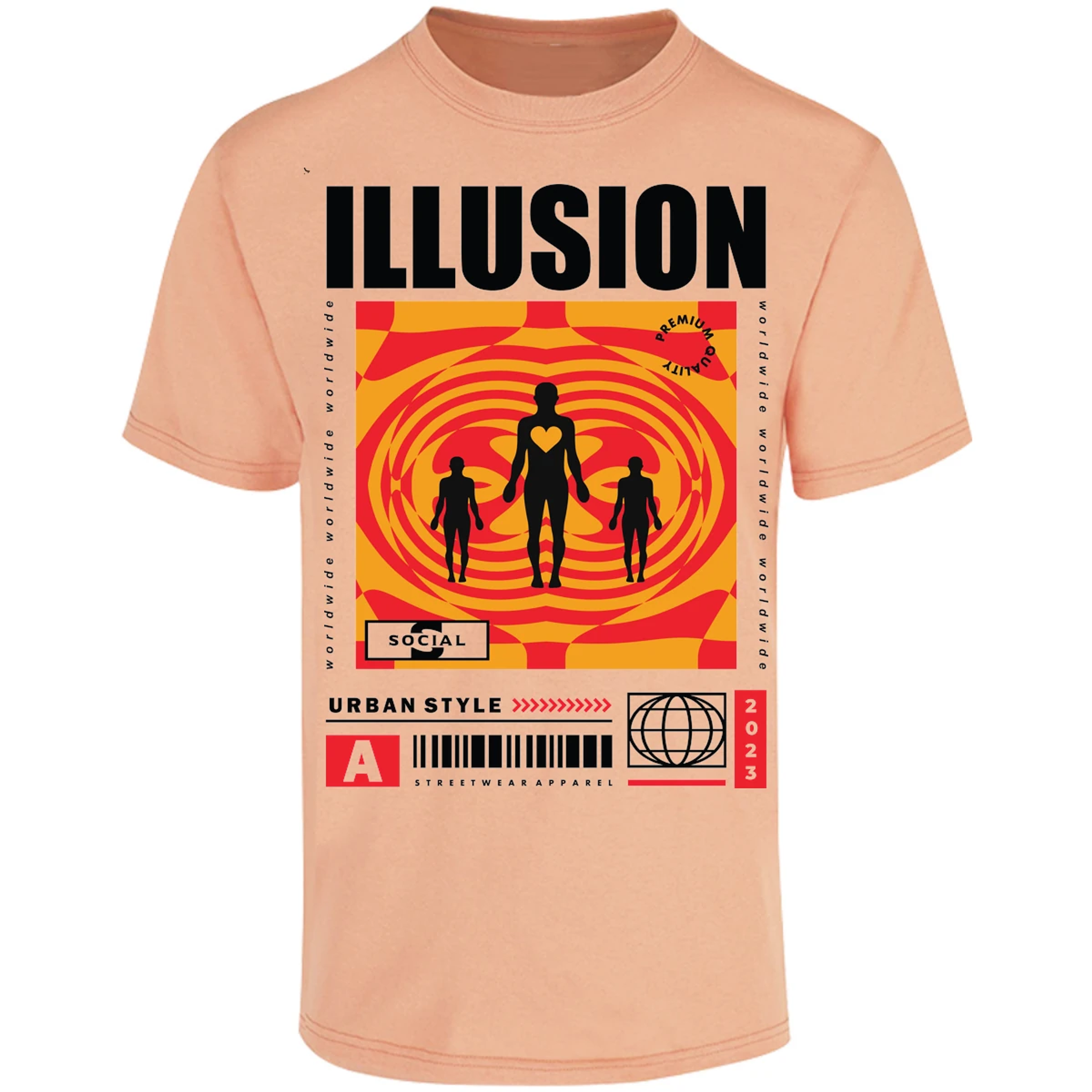 Playera Urbano Style Streetwear 342 para Adulto 13