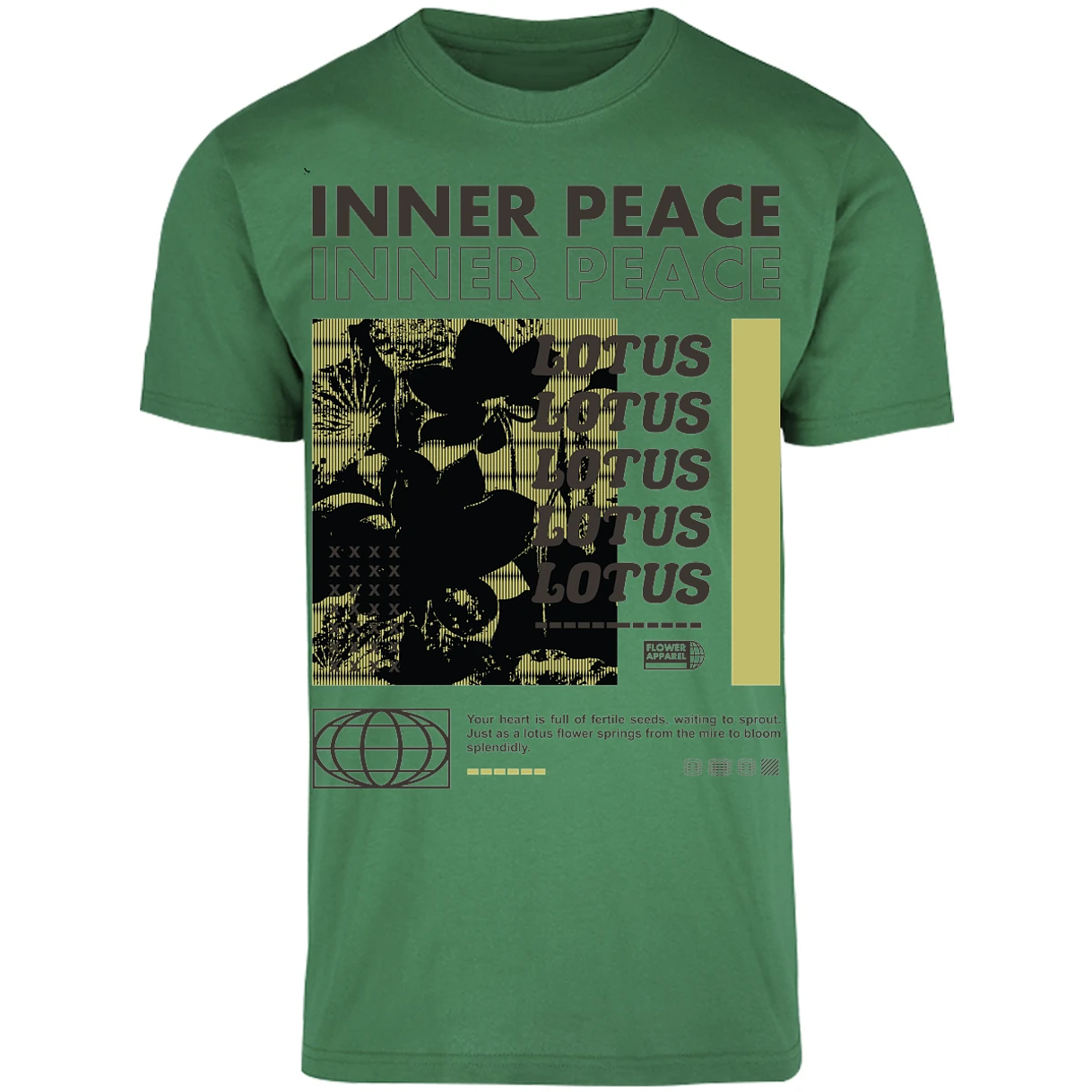 Playera Urbano Style Peace Inner Splendidly 86 para Adulto 14