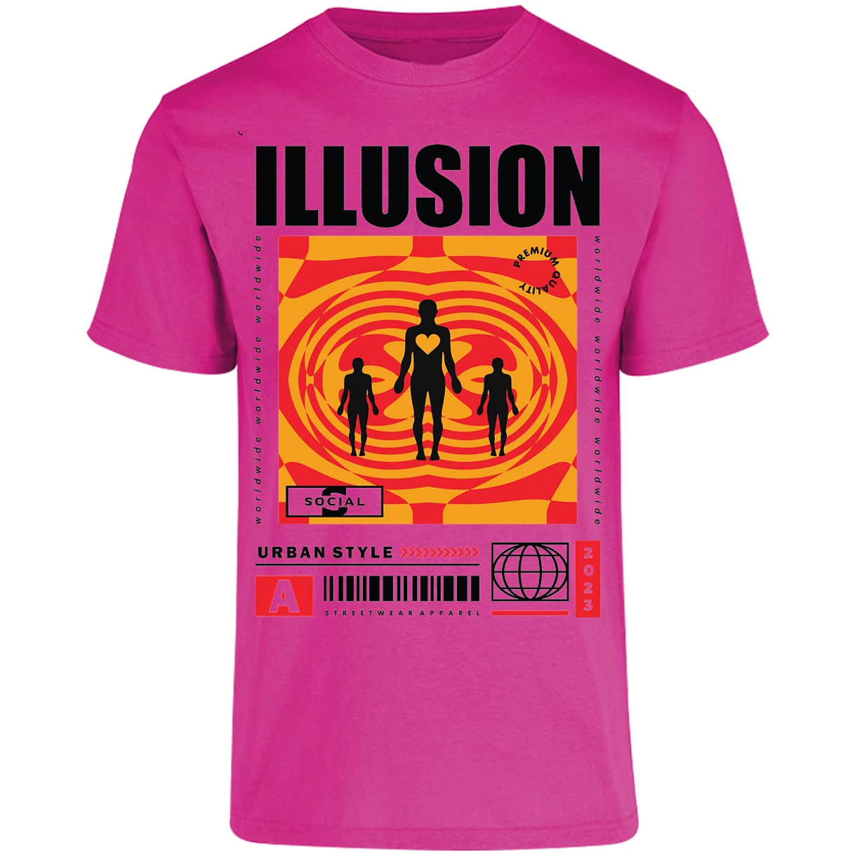 Playera Urbano Style Streetwear 342 para Adulto 1