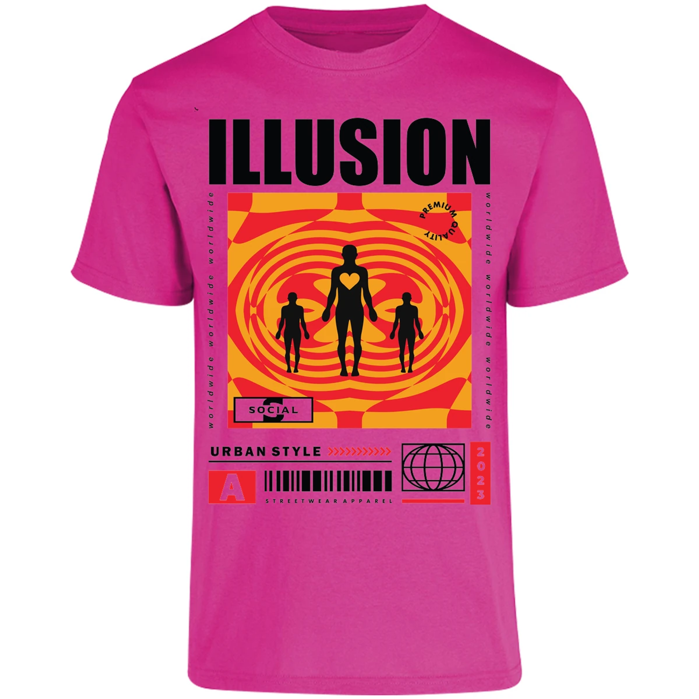 Playera Urbano Style Streetwear 342 para Adulto 1