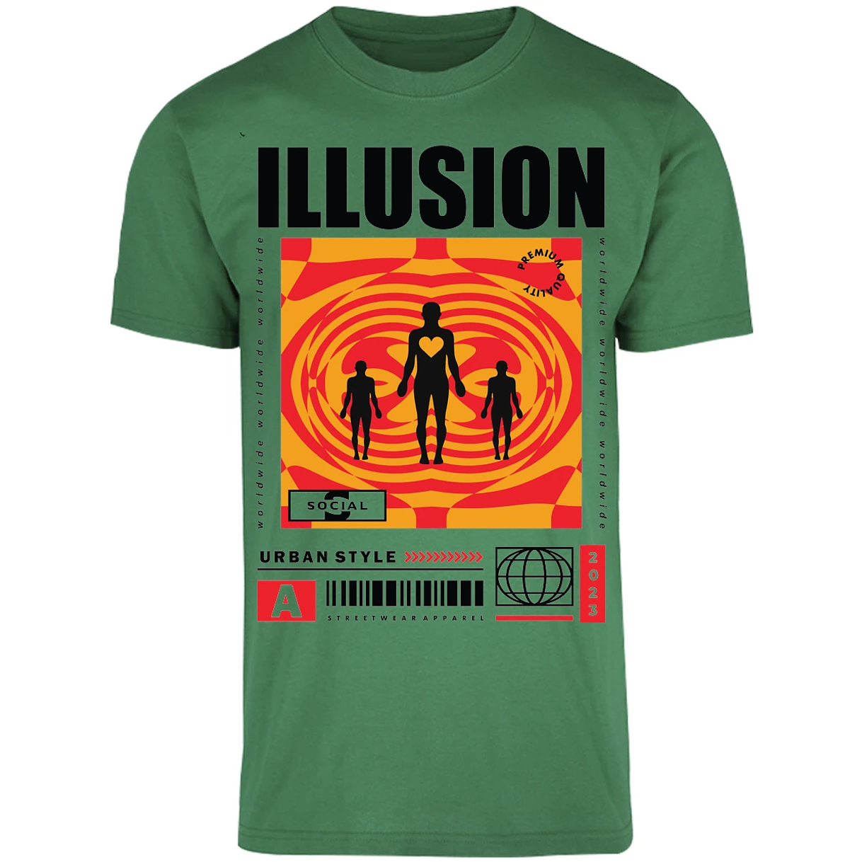 Playera Urbano Style Streetwear 342 para Adulto 14