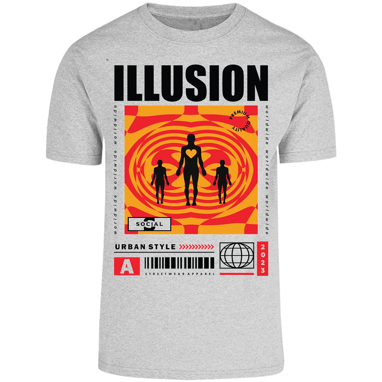 Playera Urbano Style Streetwear 342 para Adulto 15