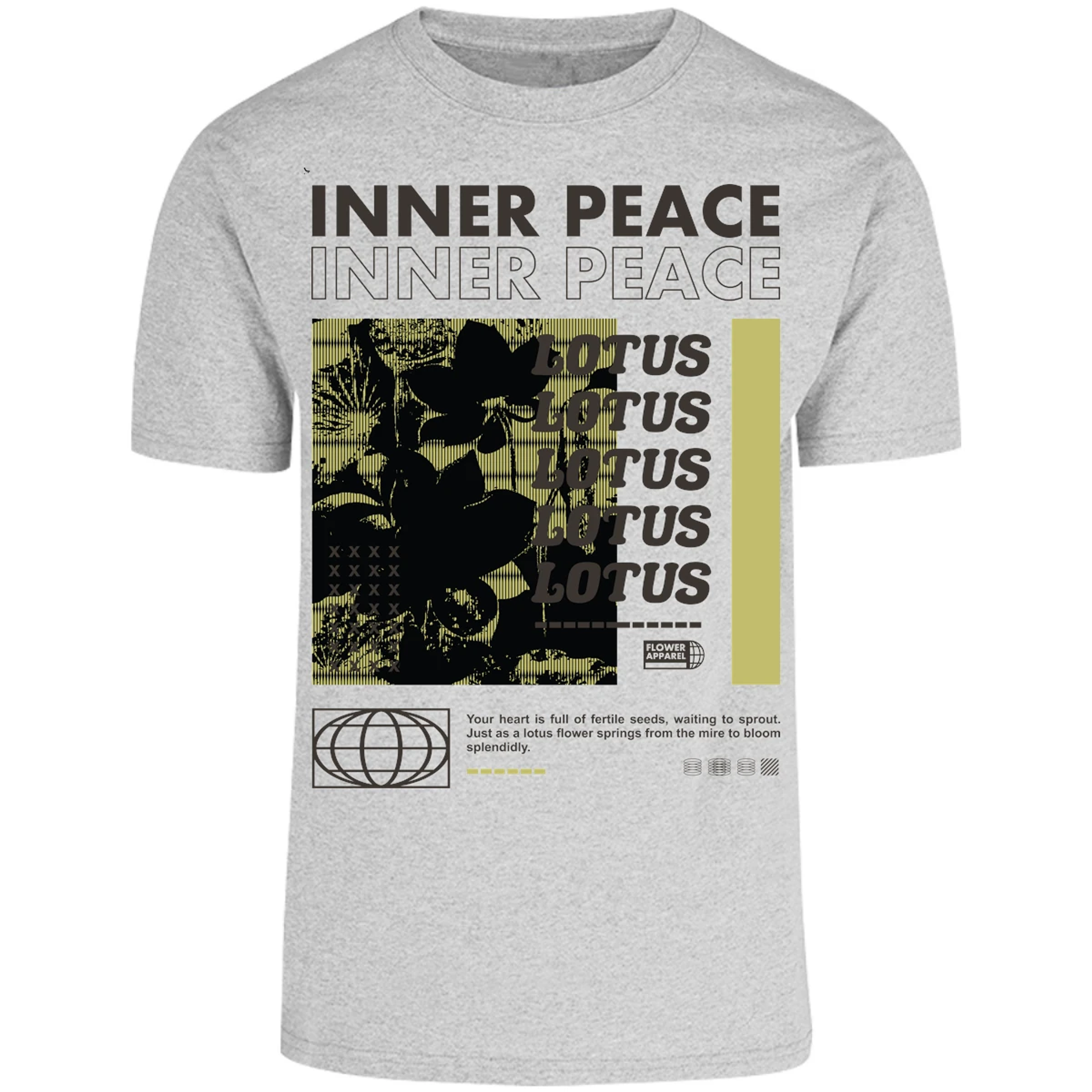 Playera Urbano Style Peace Inner Splendidly 86 para Adulto 19