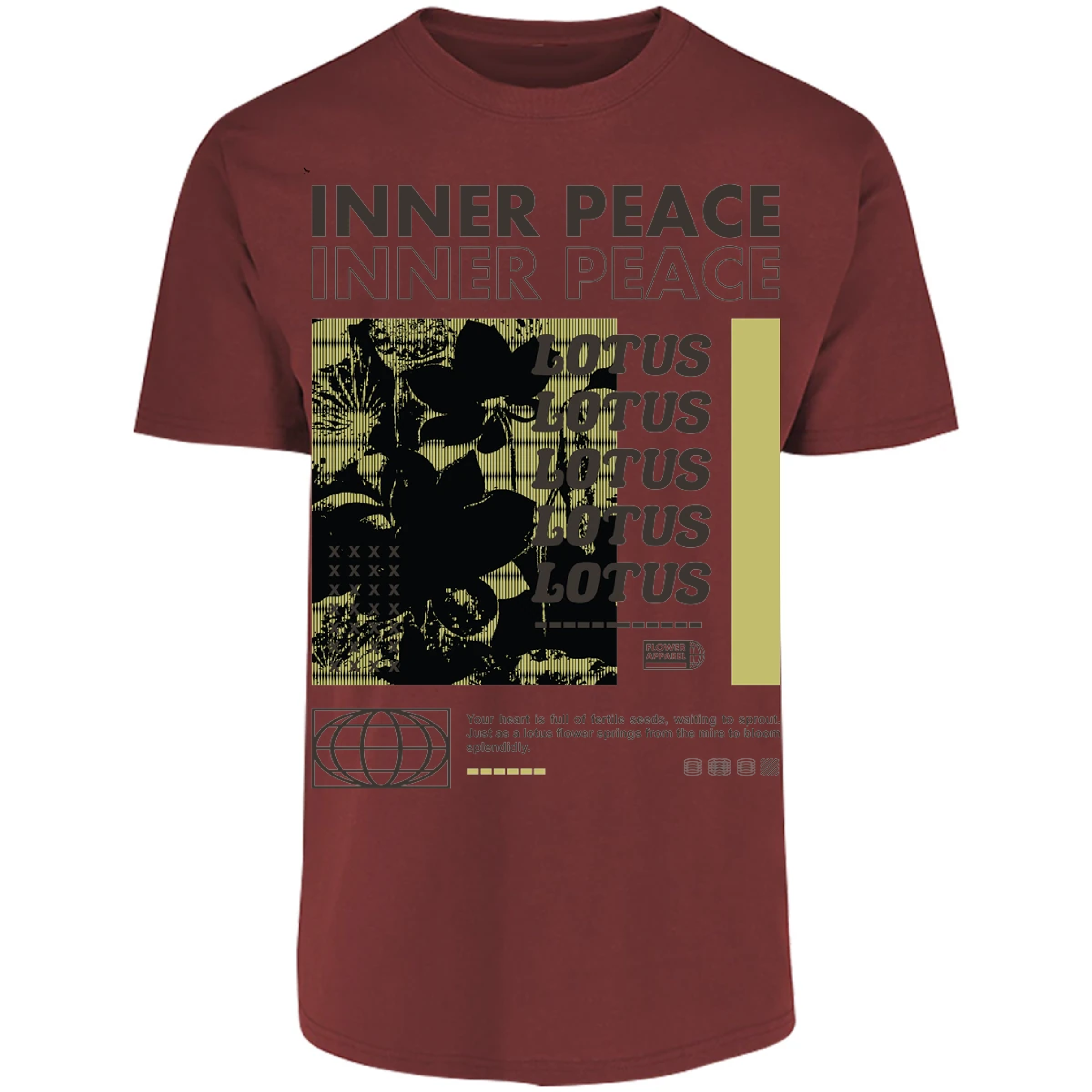 Playera Urbano Style Peace Inner Splendidly 86 para Adulto 26