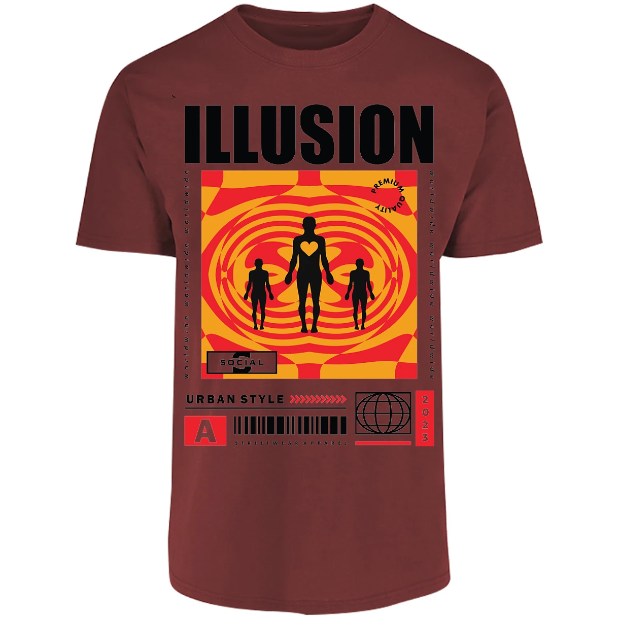 Playera Urbano Style Streetwear 342 para Adulto 28